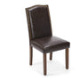 Wooden Dining Chair with Leather Cushion for Dining Room