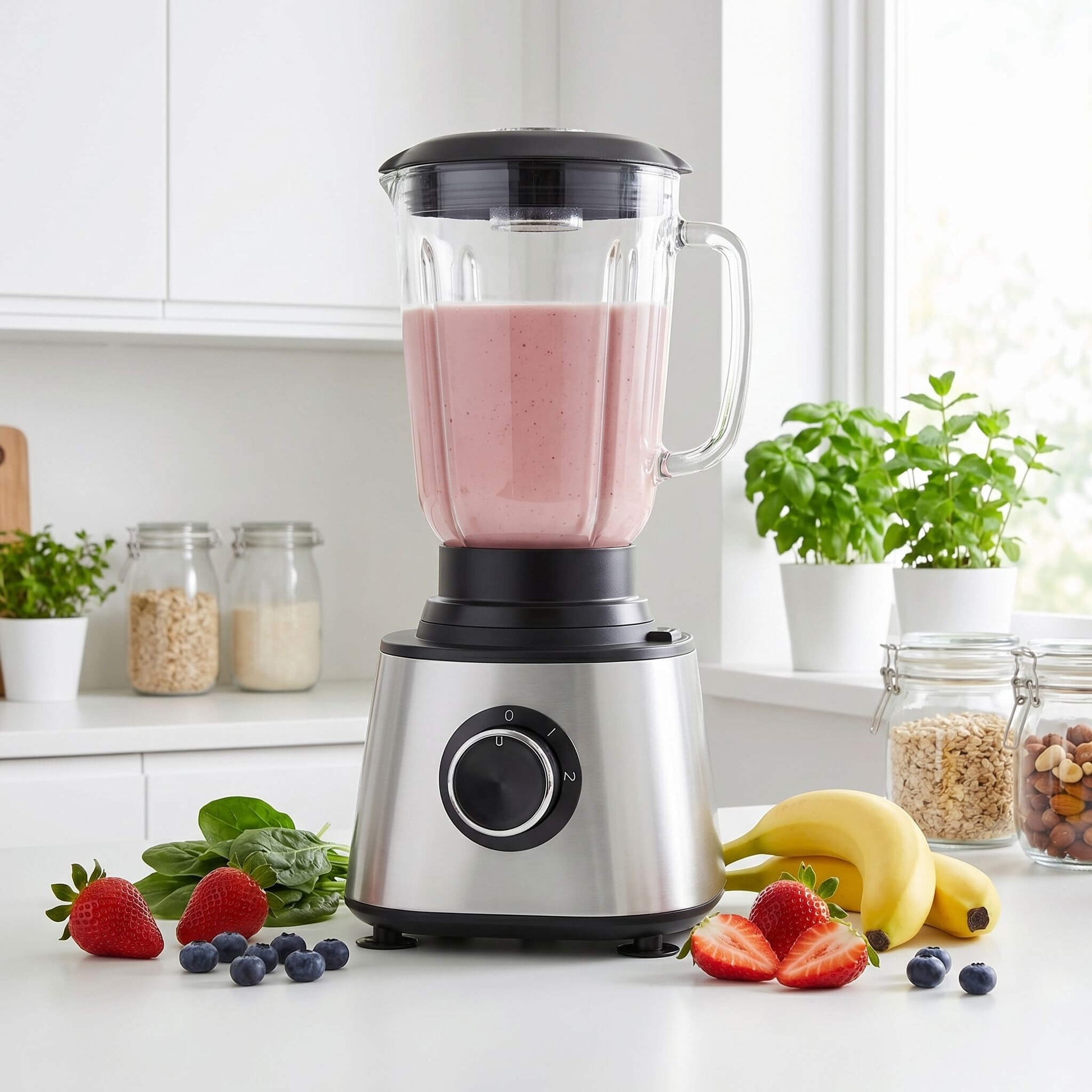 8-Cup Food Processor, Vegetable Chopper with accessories