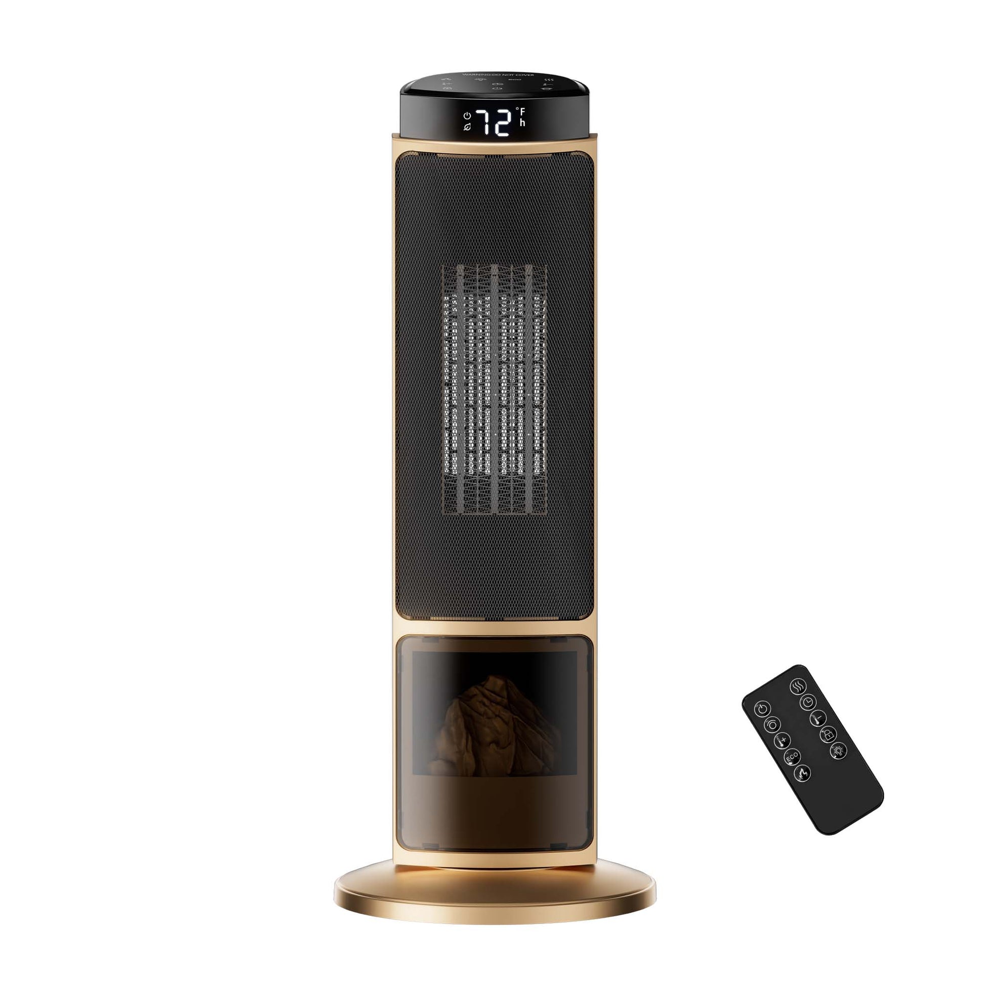 HaloFlame Electric Fireplace Tower Heater