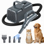 Pet Hair Dryer with Adjustable Speed/Temperature, Grooming Dryer