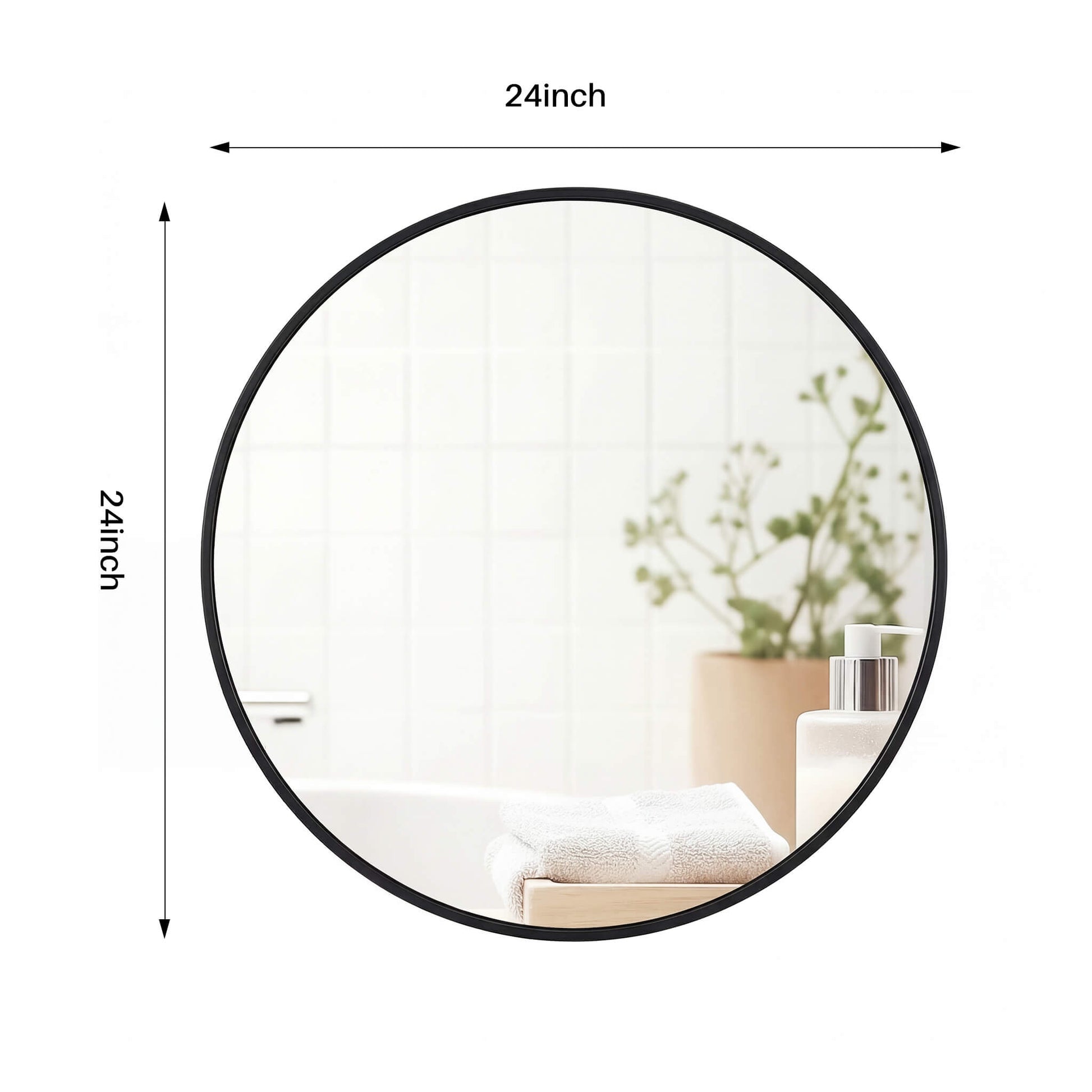 Elegant Round Wall Mirror for Home