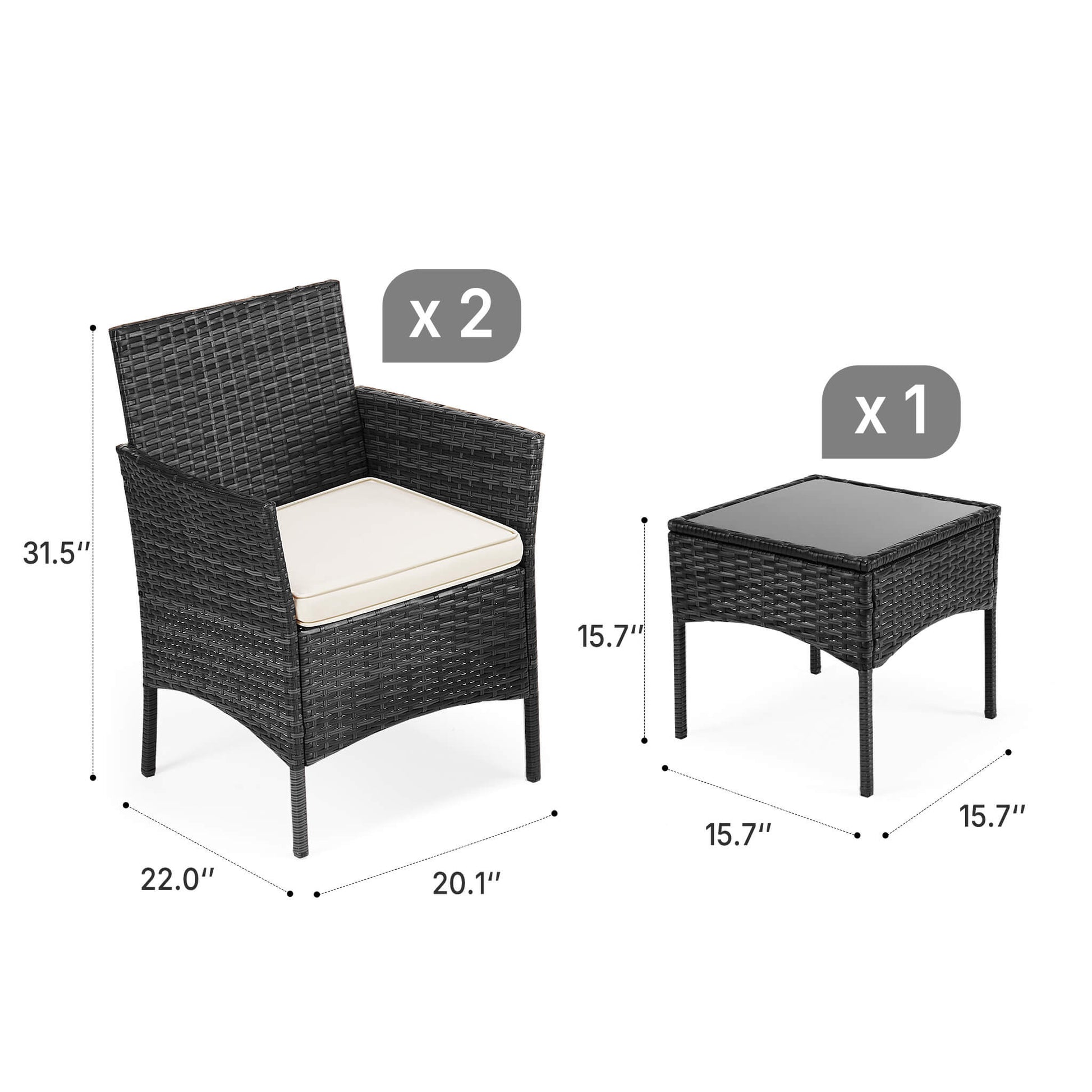 4-Piece Outdoor Furniture Set
