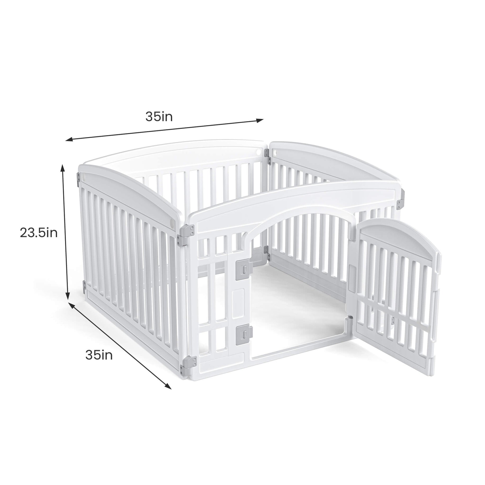 Plastic Dog Playpen with Door, Puppy Fence