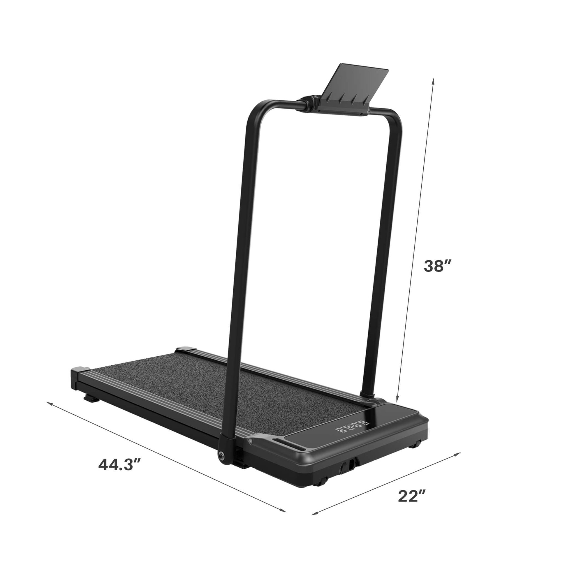 Portable Foldable Treadmill with Handrails
