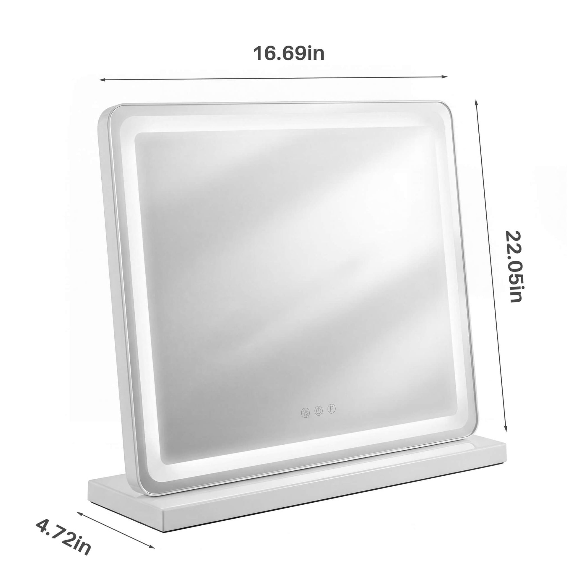 Makeup Mirror with Lights and Aluminum Alloy Frame