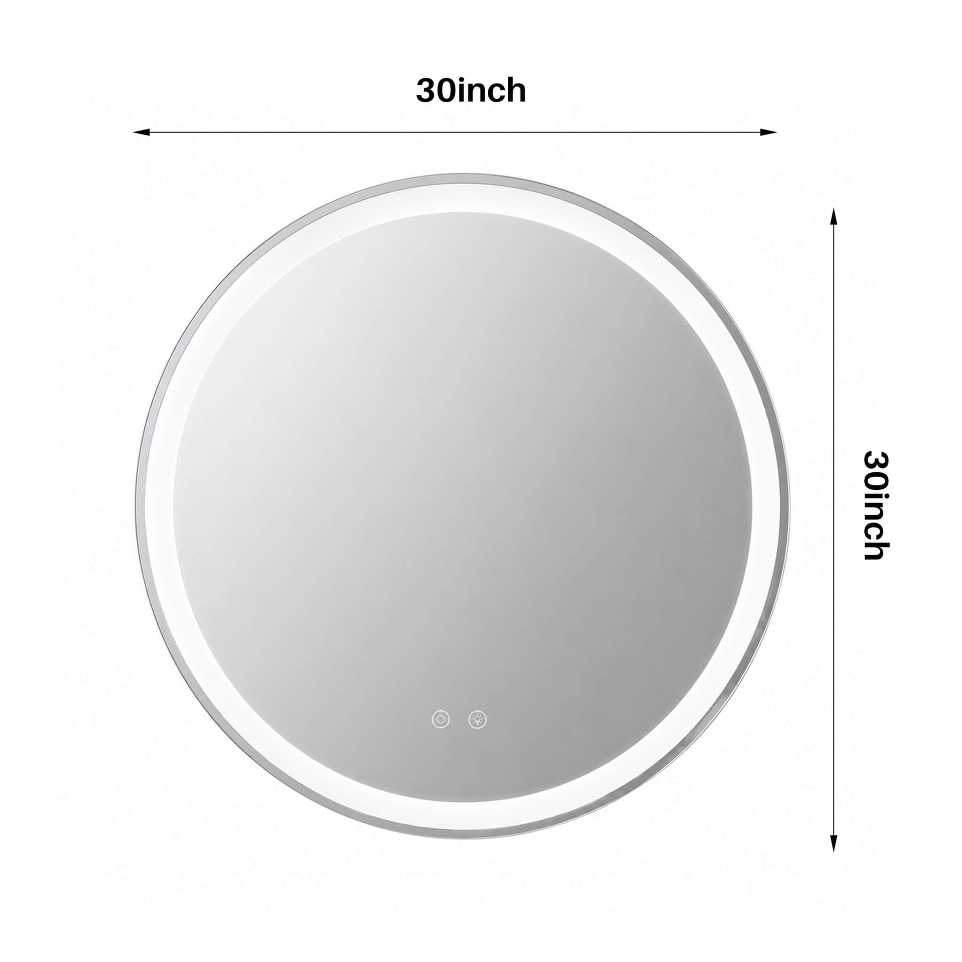 Adjustable, Lighted, Anti-Fog Makeup Mirror for Bathroom