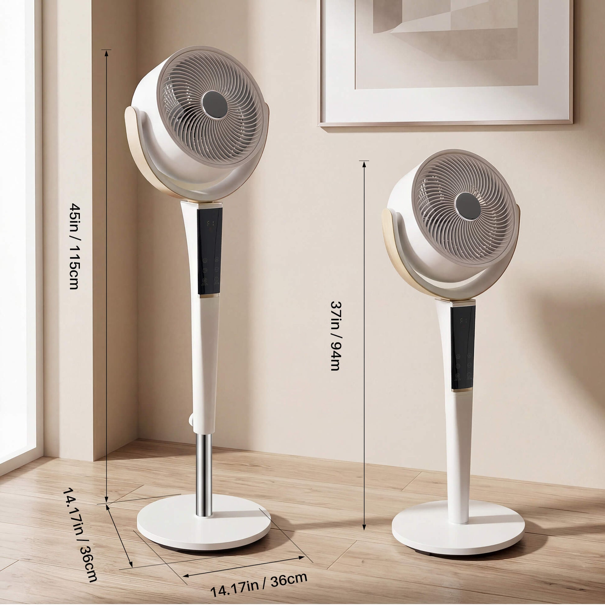 Smart Circulating Fan for Living Room