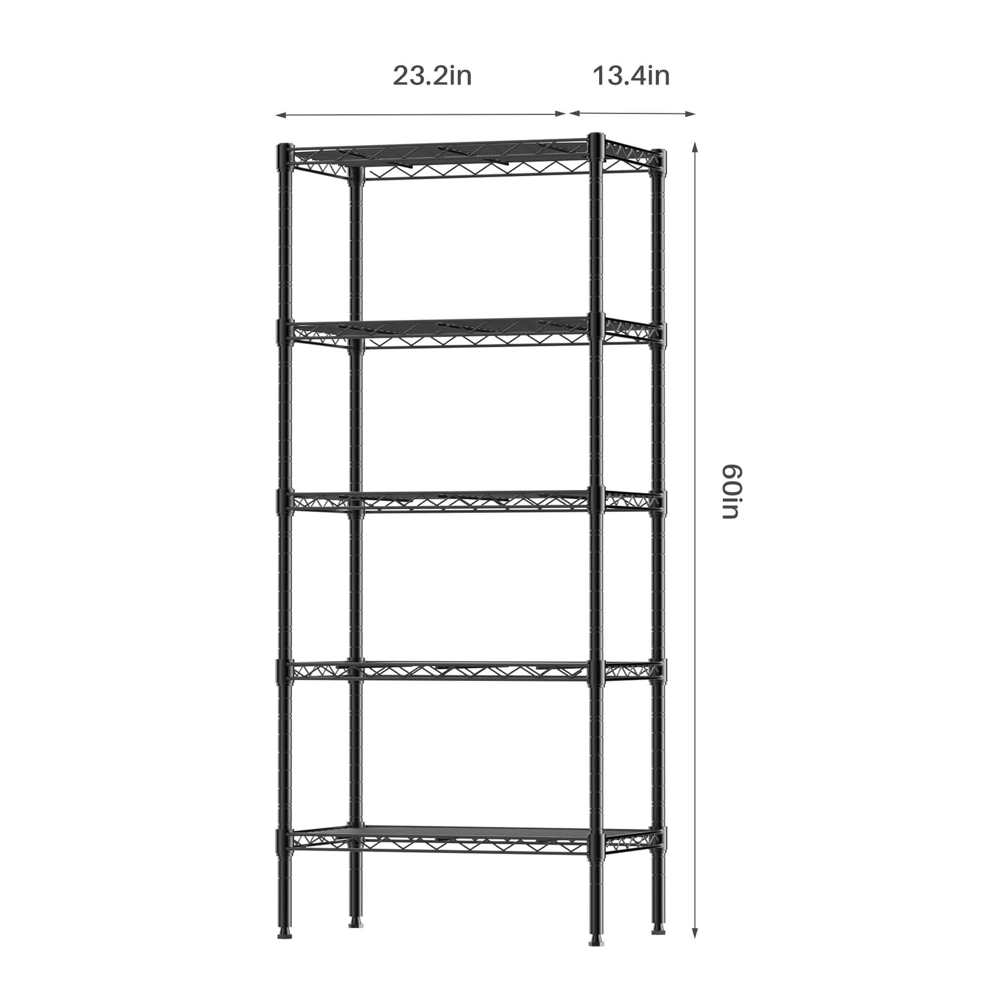 Adjustable Metal Storage Shelves