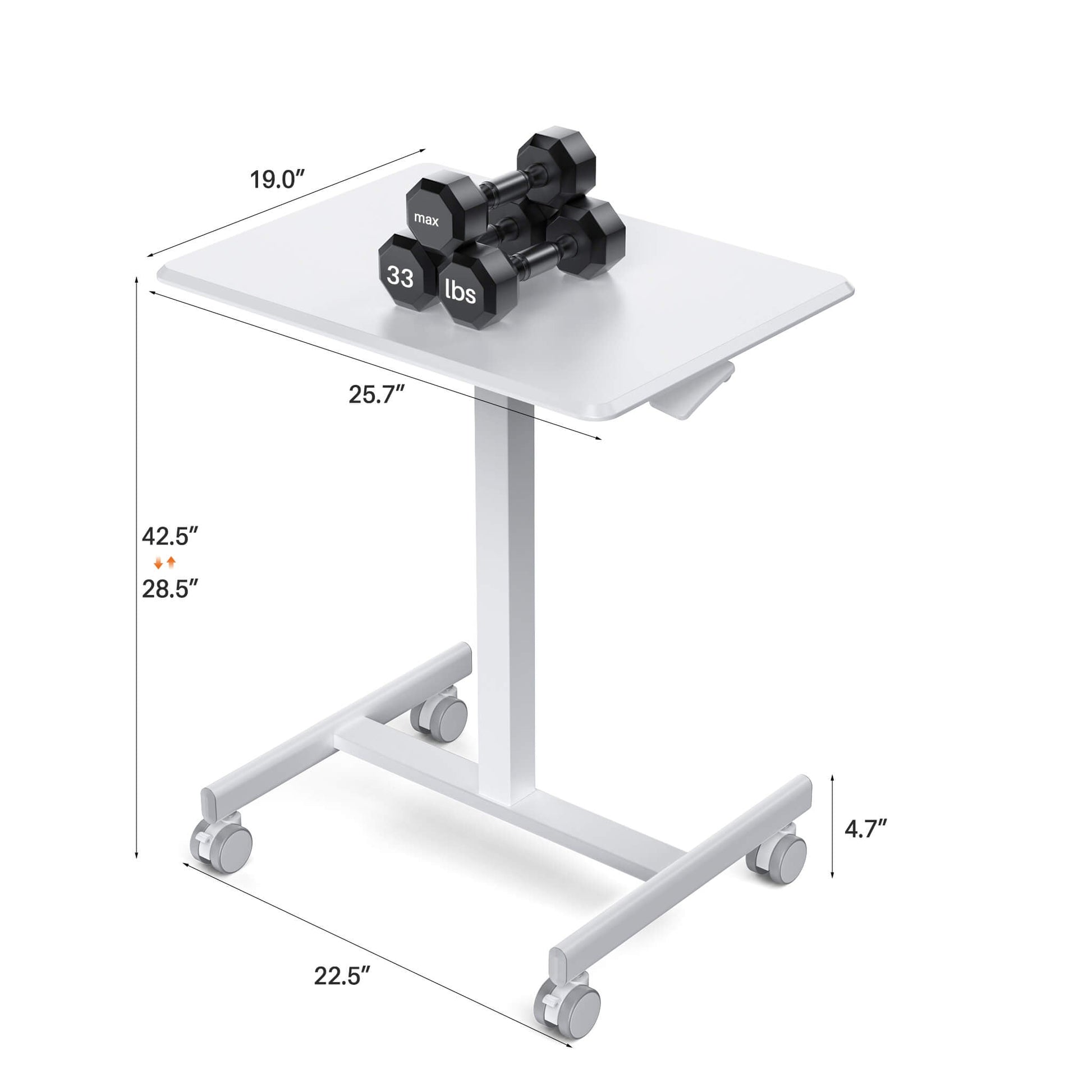Adjustable Laptop Desk Bedside Table for Office