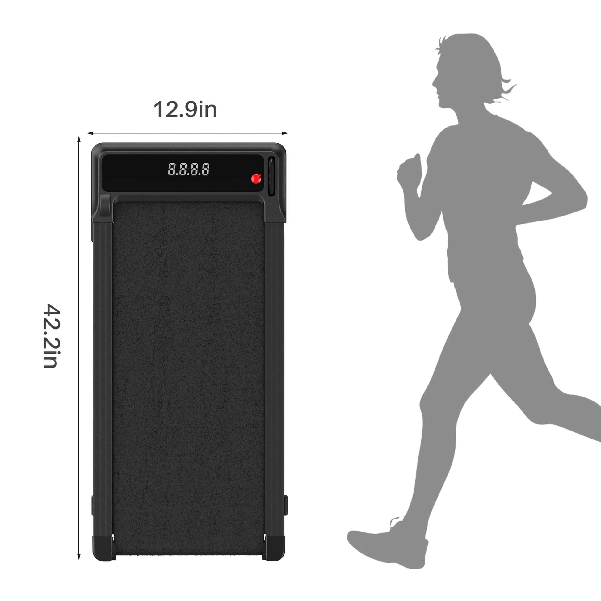 Portable Foldable Treadmill with Handrails