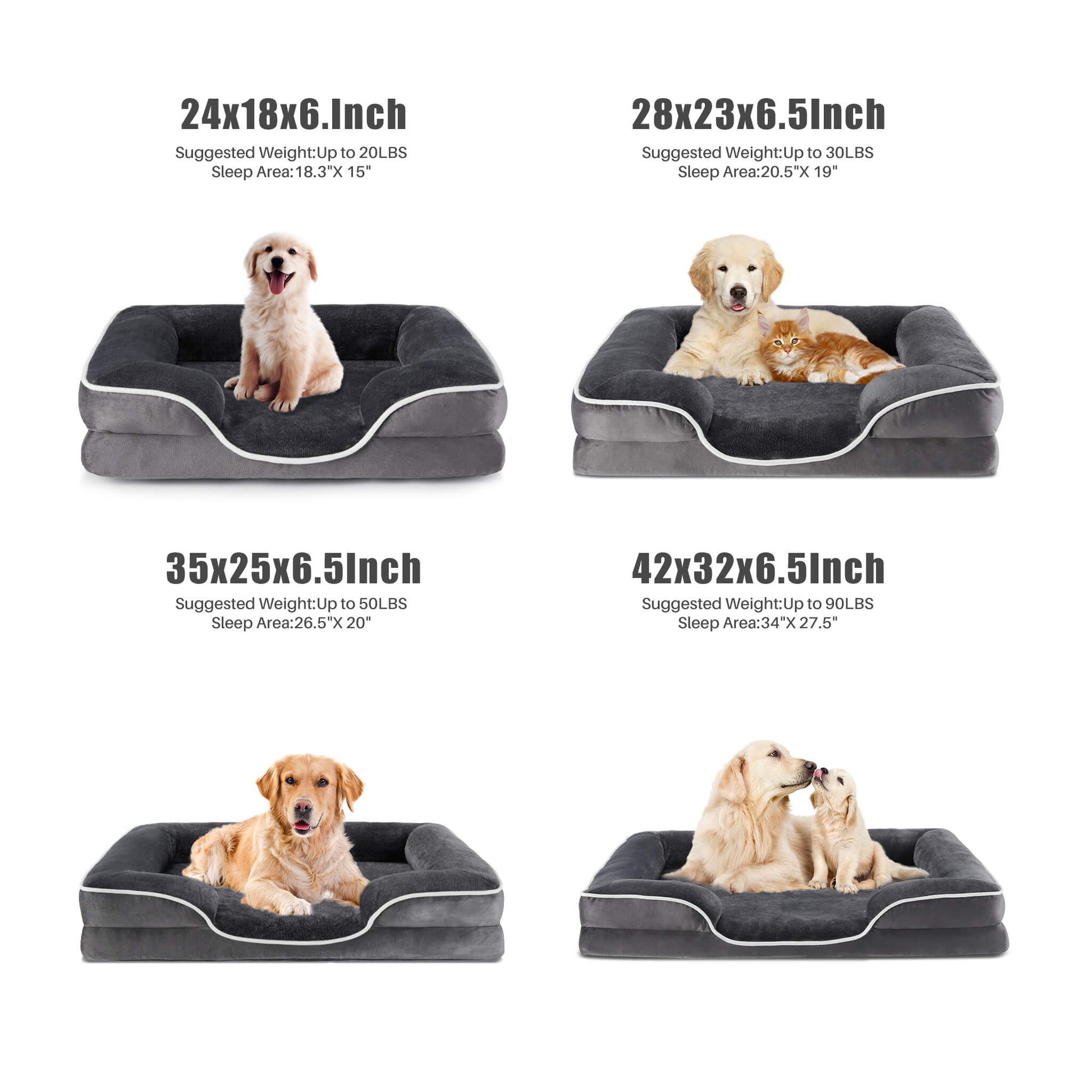 Dog Bed Non-Slip Bottom