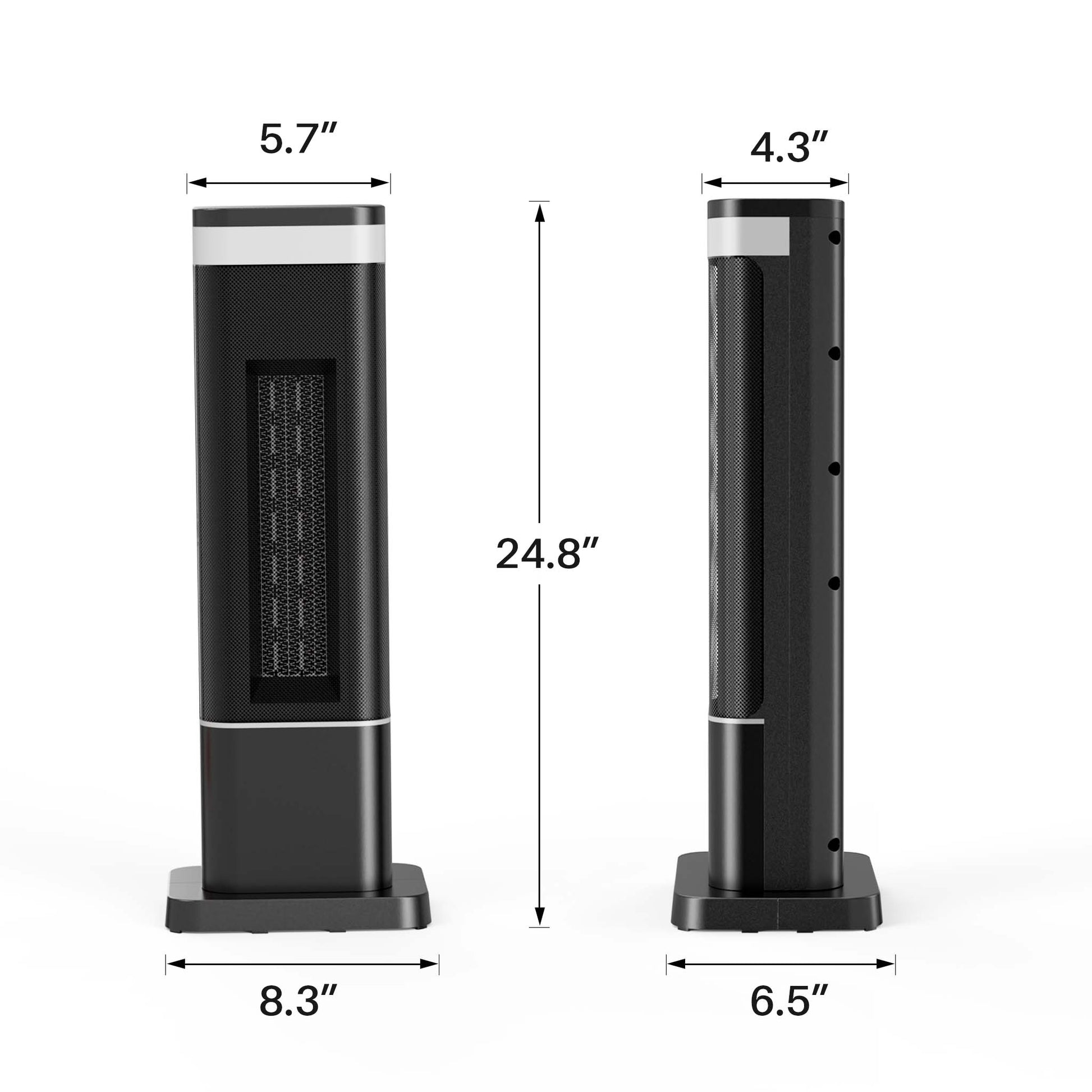 Ceramic Space Heater-ETL Certified Safe for Office and Garage
