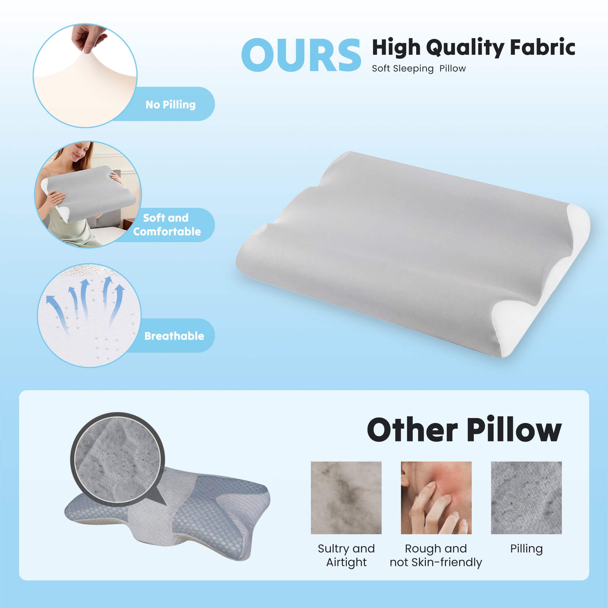 Memory Foam Support Pillow