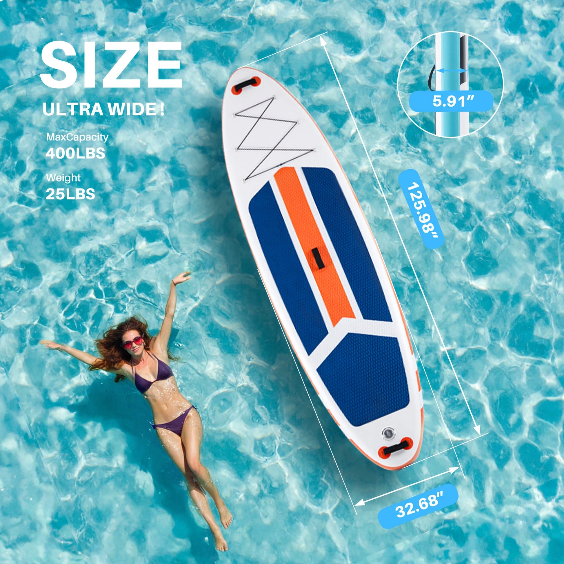 Inflatable Paddleboard with Premium Accessories for Outdoor Surfing