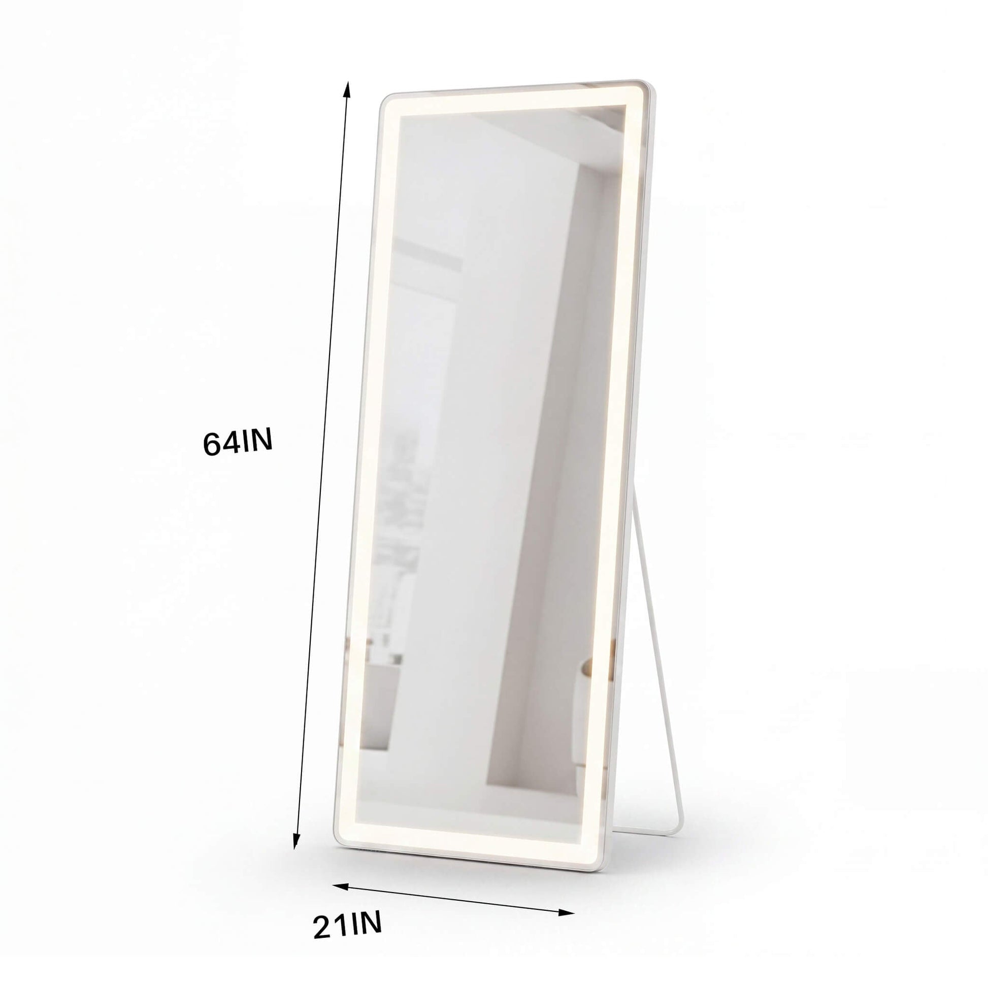 Tri-colour LED Illuminated Mirror for Indoors