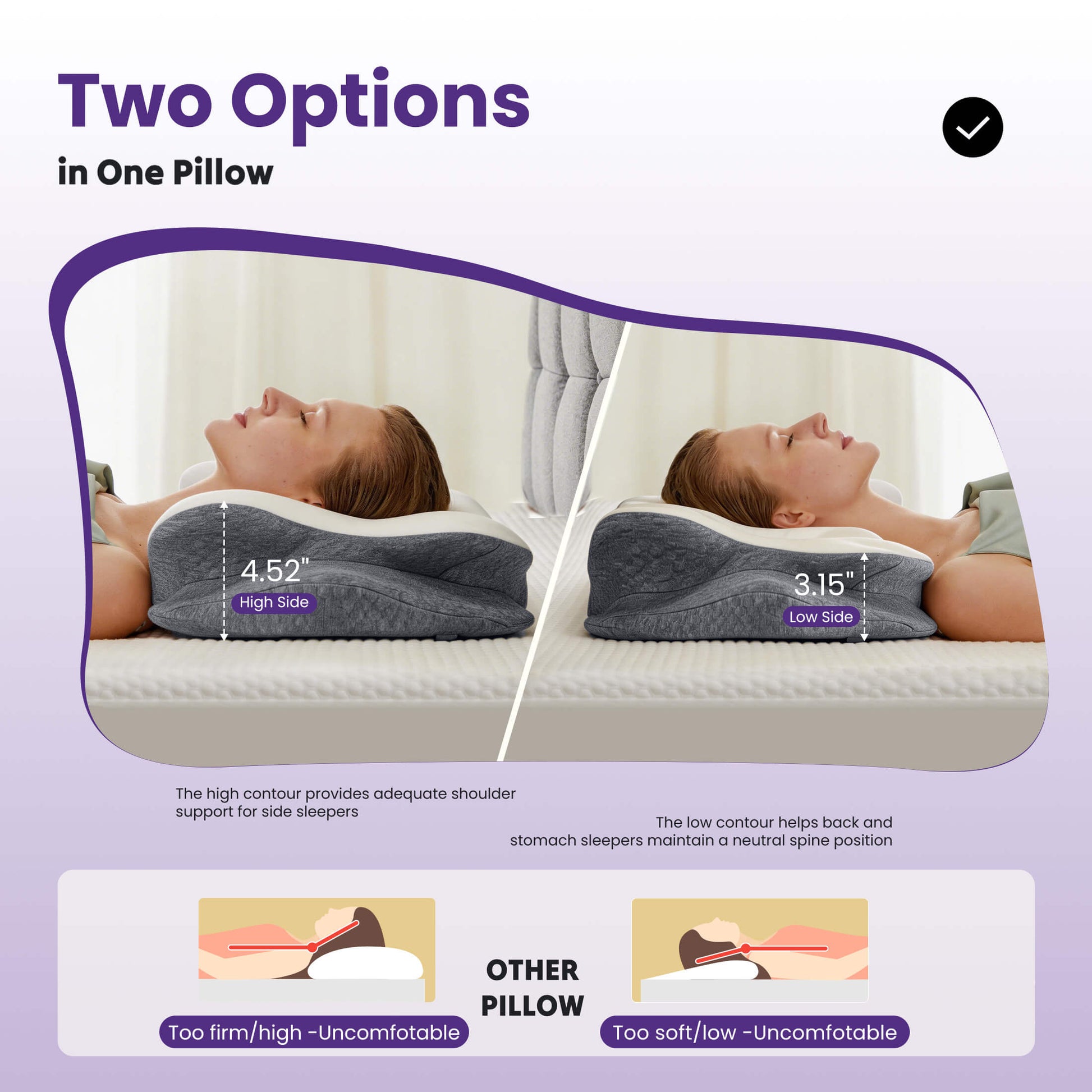 Ergonomic Cervical Pillow