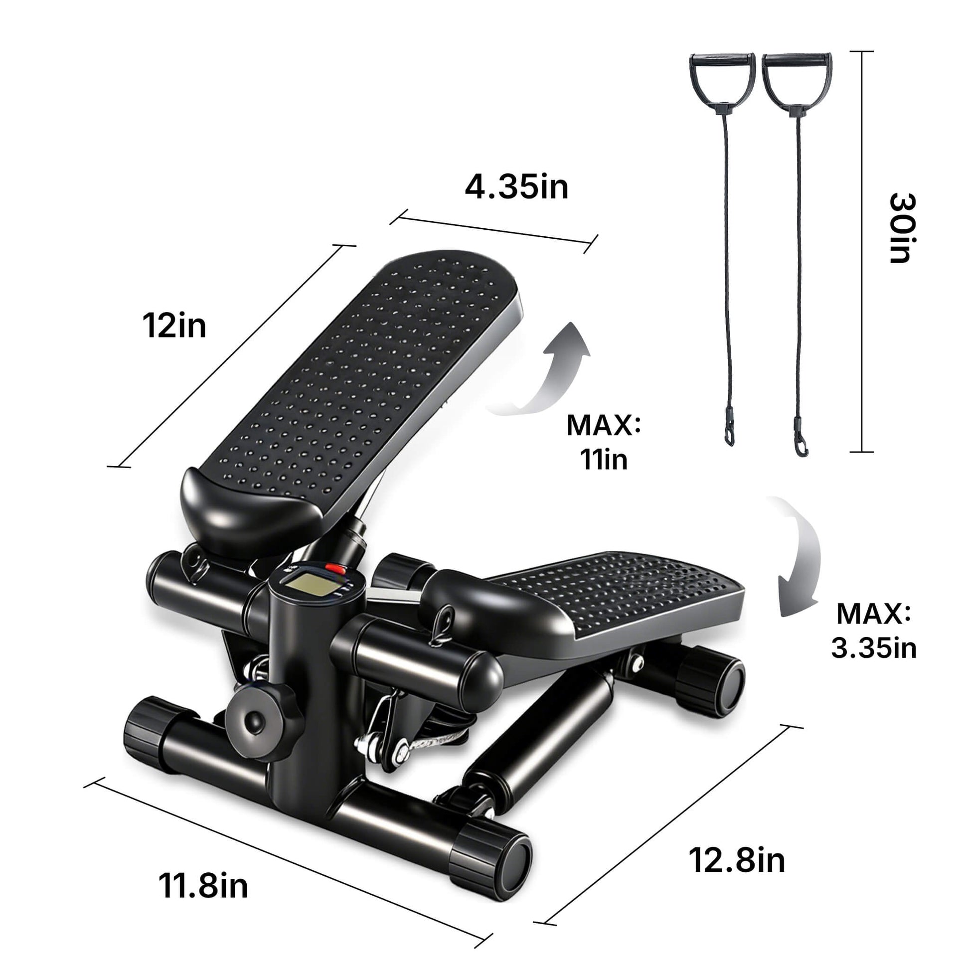 Mini Home-Use Stepper with Digital Display