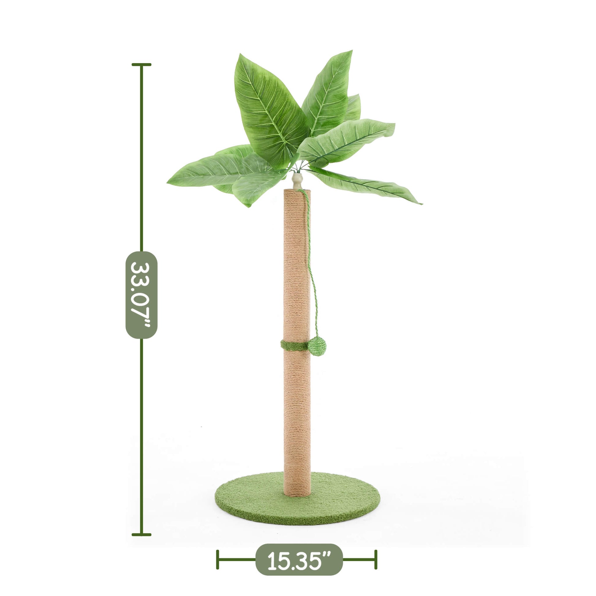 33" Small Plush Cat Tree Tower with Condo