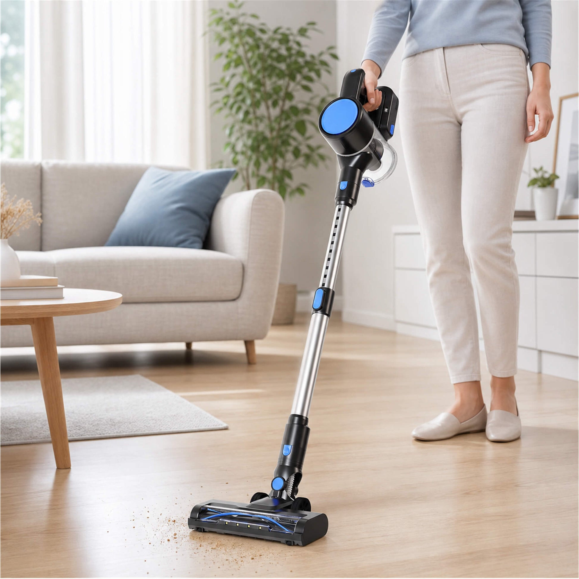 3-in-1 Wireless Compact Upright Vacuum Cleaner