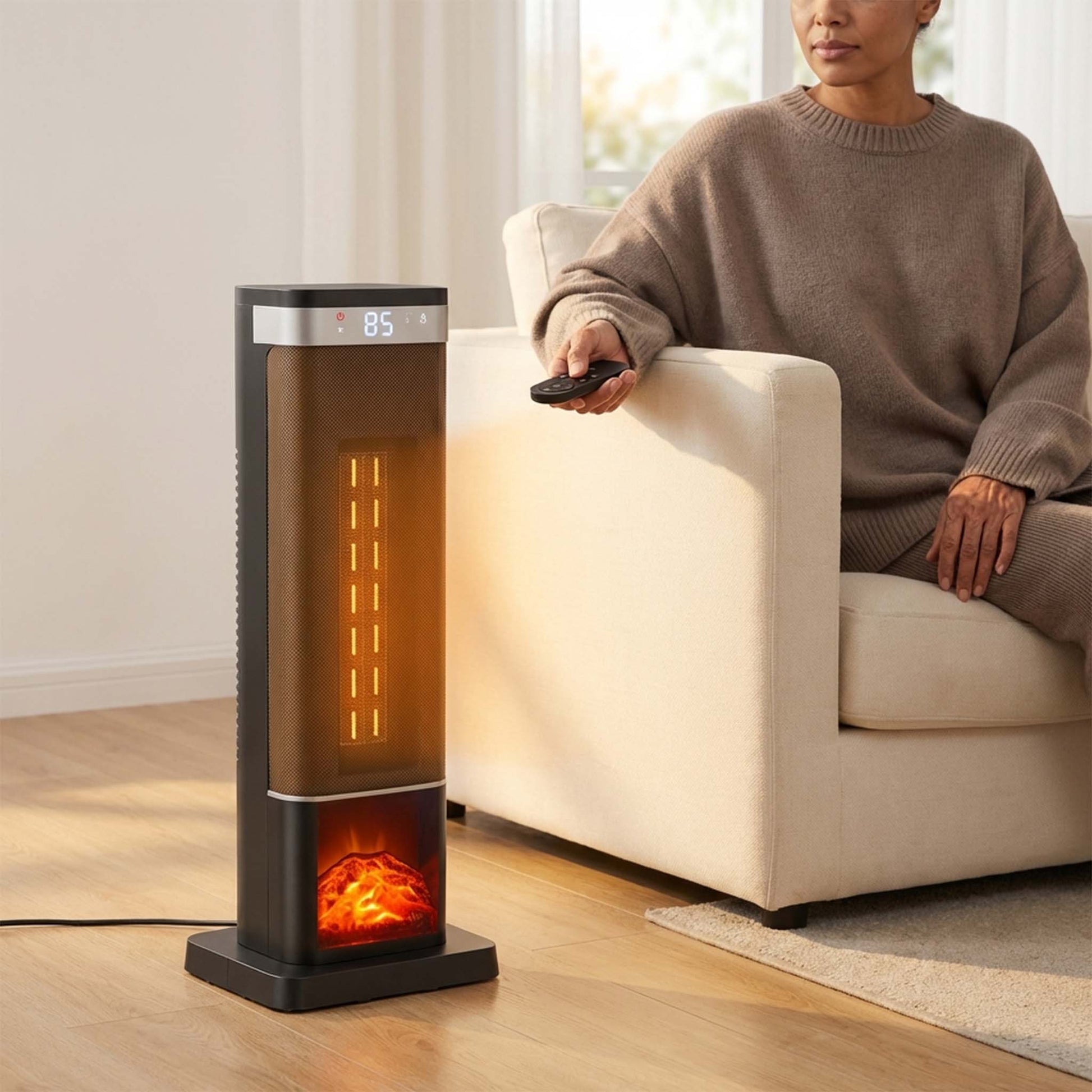 Ceramic Space Heater-ETL Certified Safe for Office and Garage