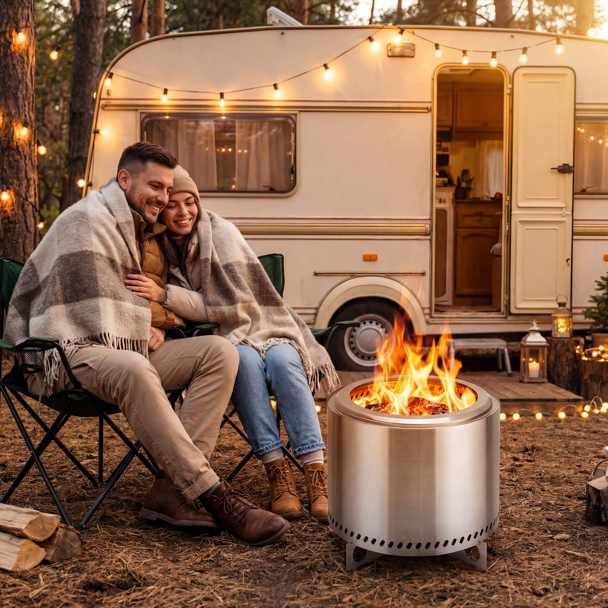 Portable Fire Pit Enjoy the Warmth of the Outdoors
