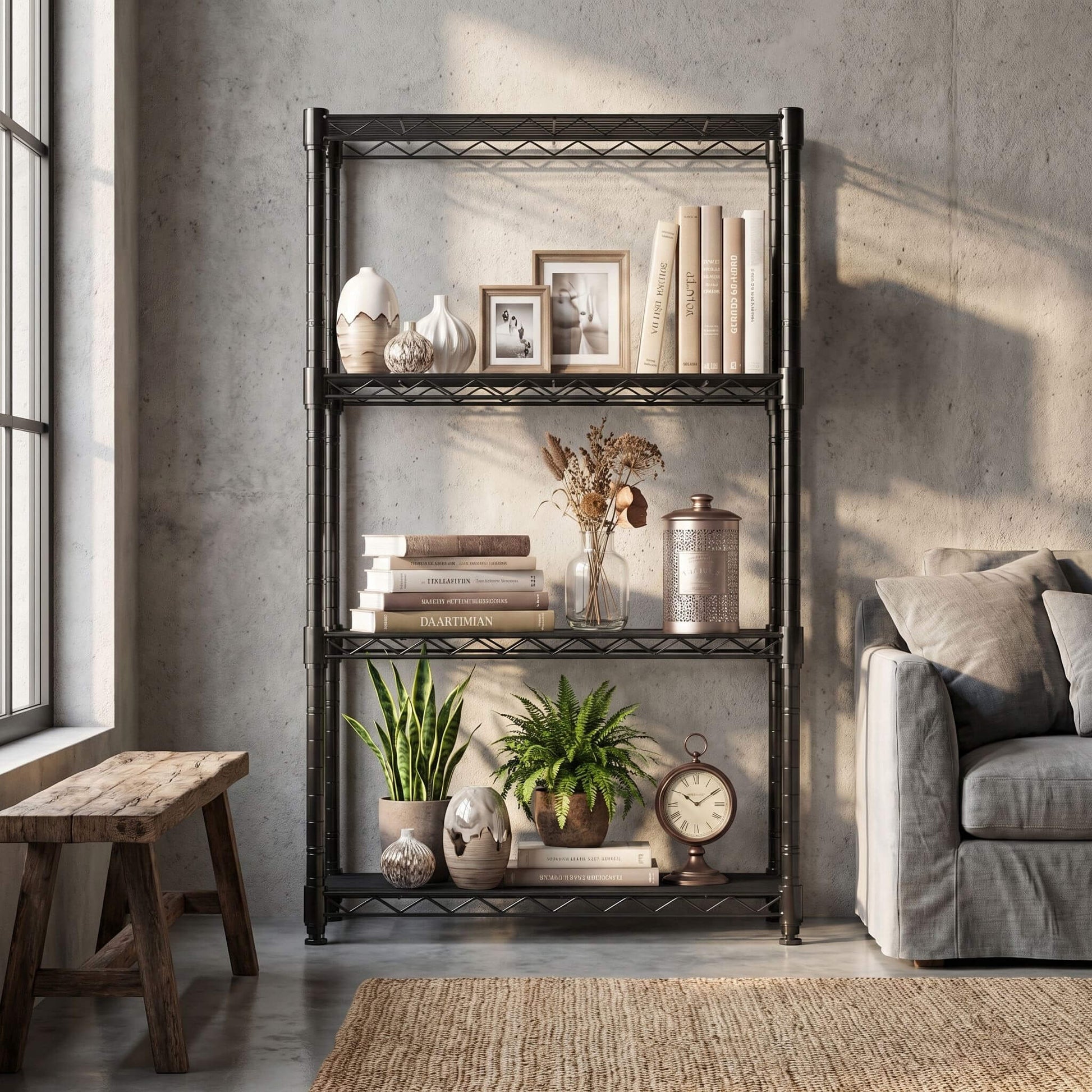 Adjustable Metal Storage Shelves