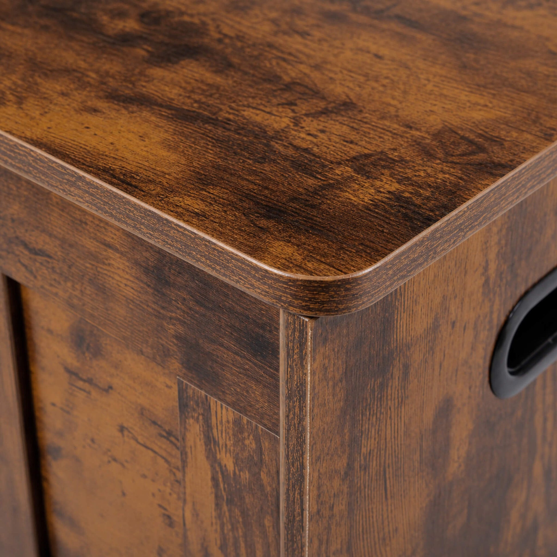 Wooden Storage Bench with Soft-Close Lid