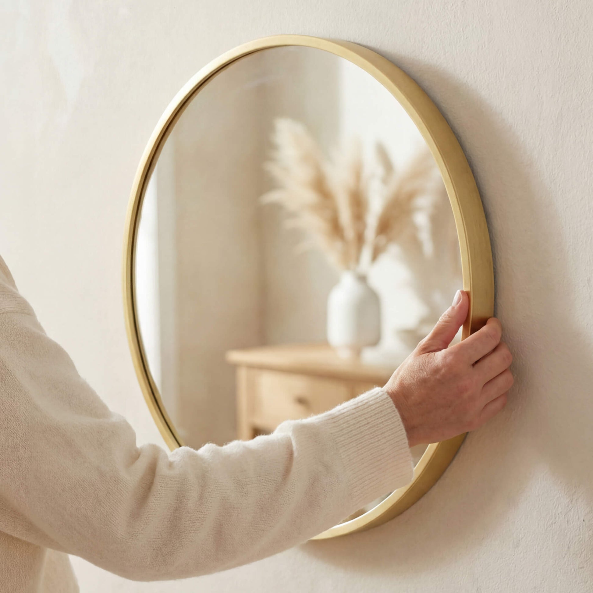 Elegant Round Wall Mirror for Home