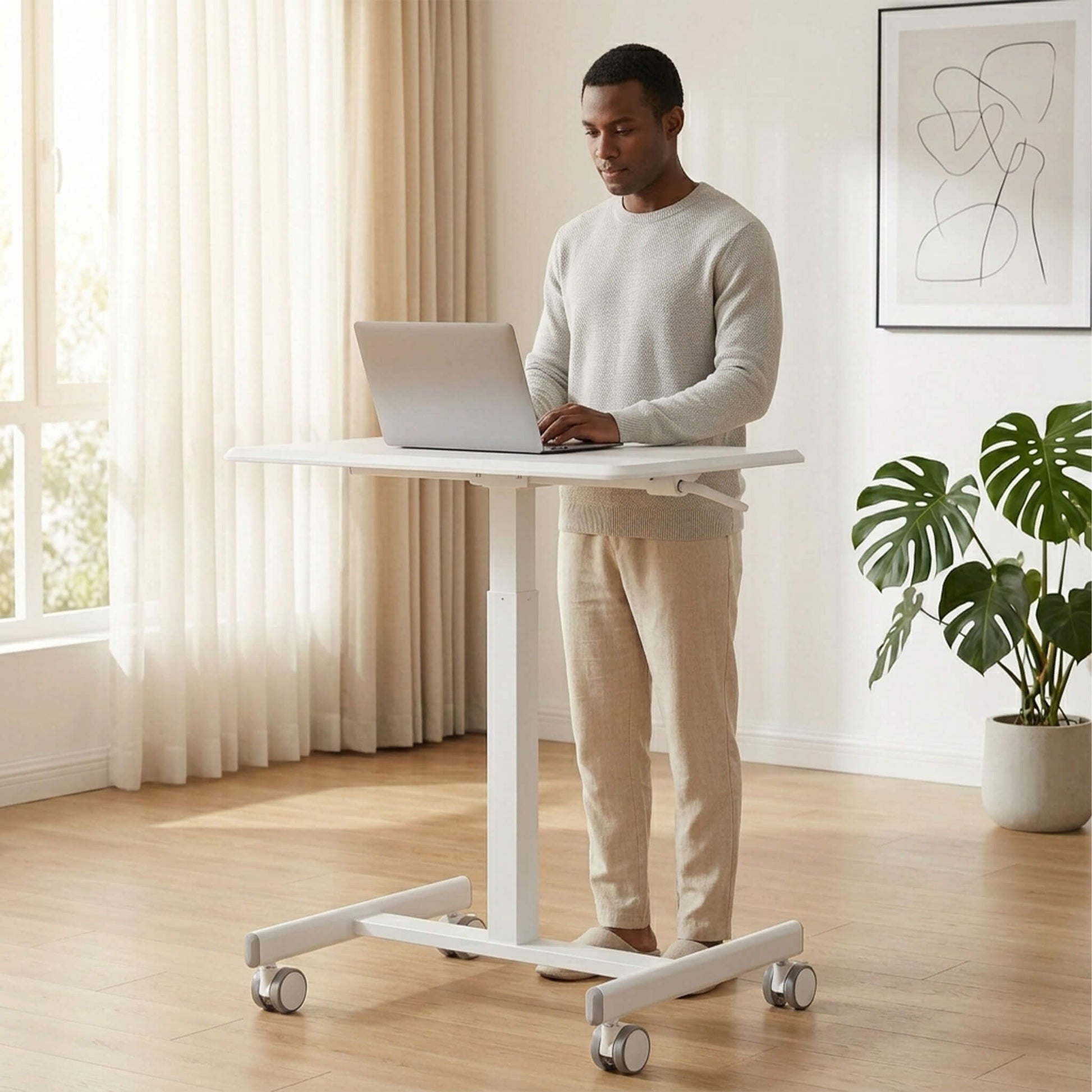 Adjustable Laptop Desk Bedside Table for Office