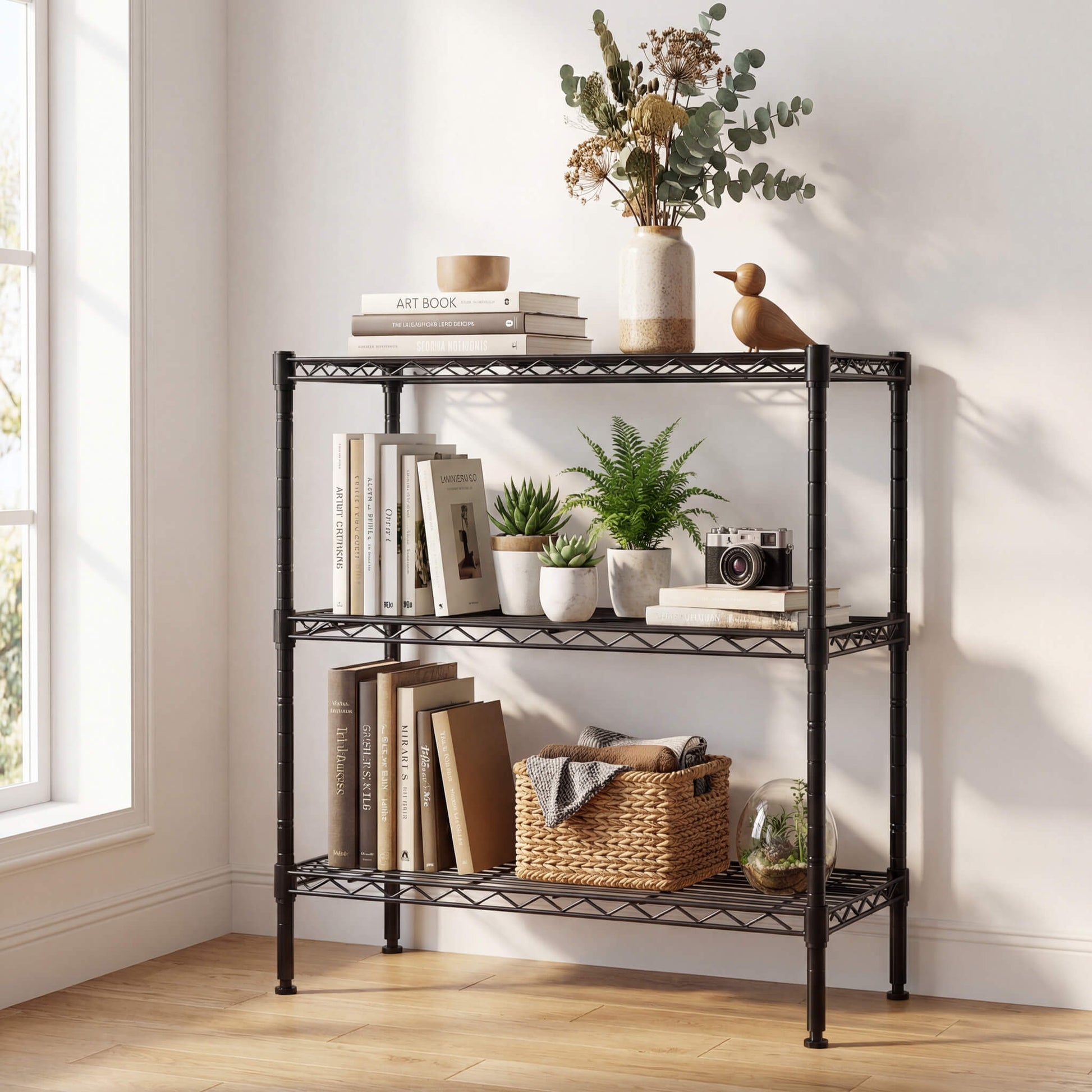 Adjustable Metal Storage Shelves