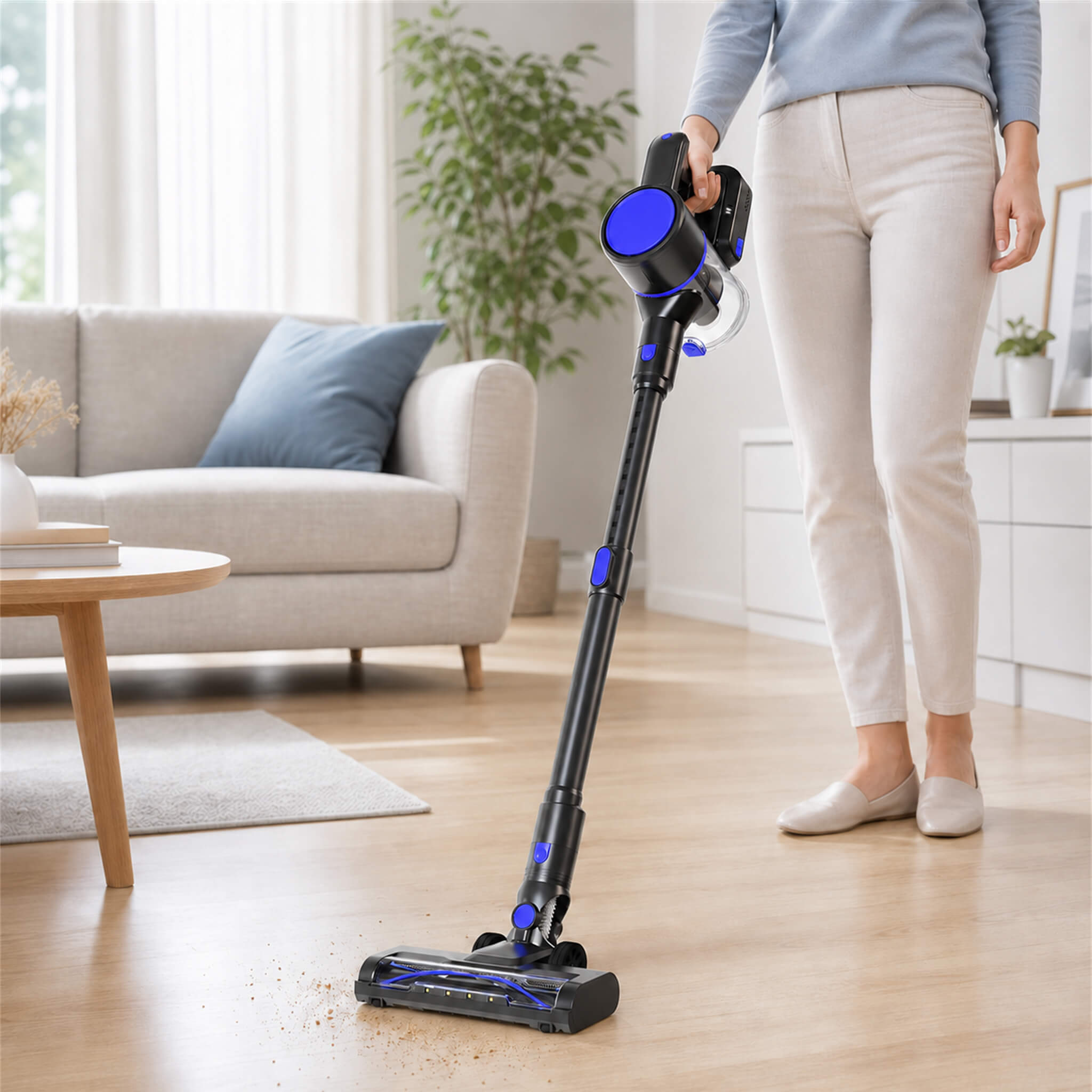 3-in-1 Wireless Compact Upright Vacuum Cleaner