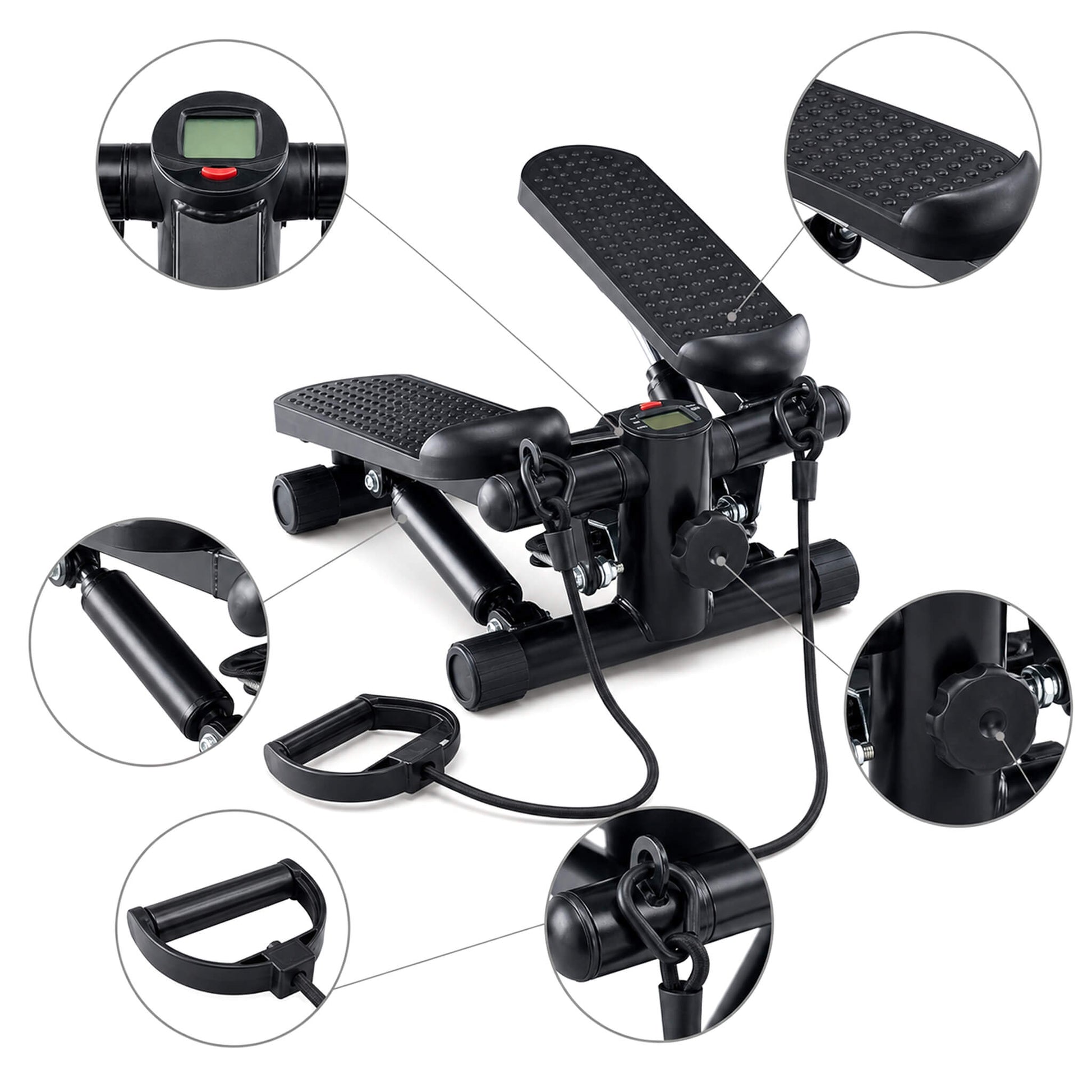 Mini Home-Use Stepper with Digital Display