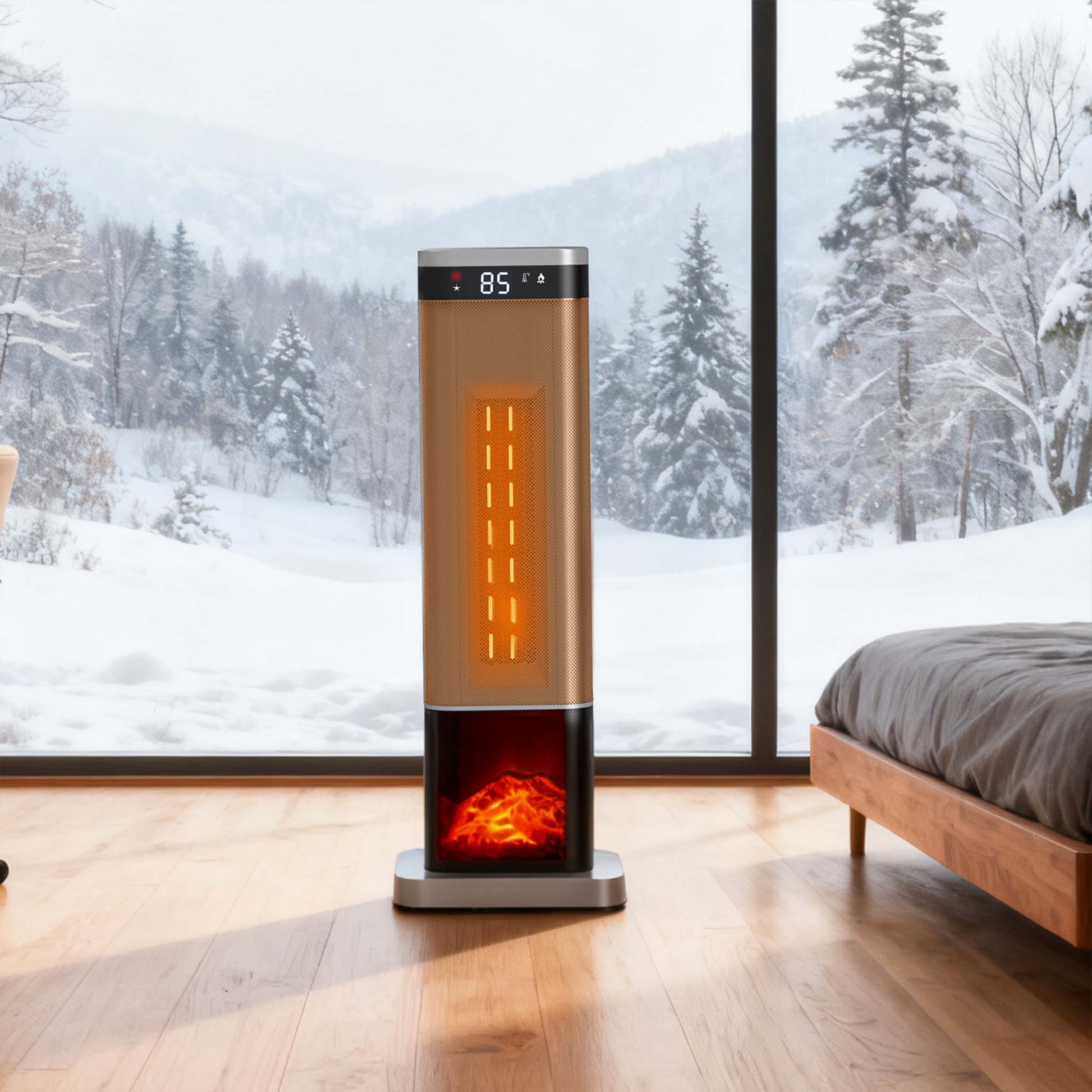 Ceramic Space Heater-ETL Certified Safe for Office and Garage