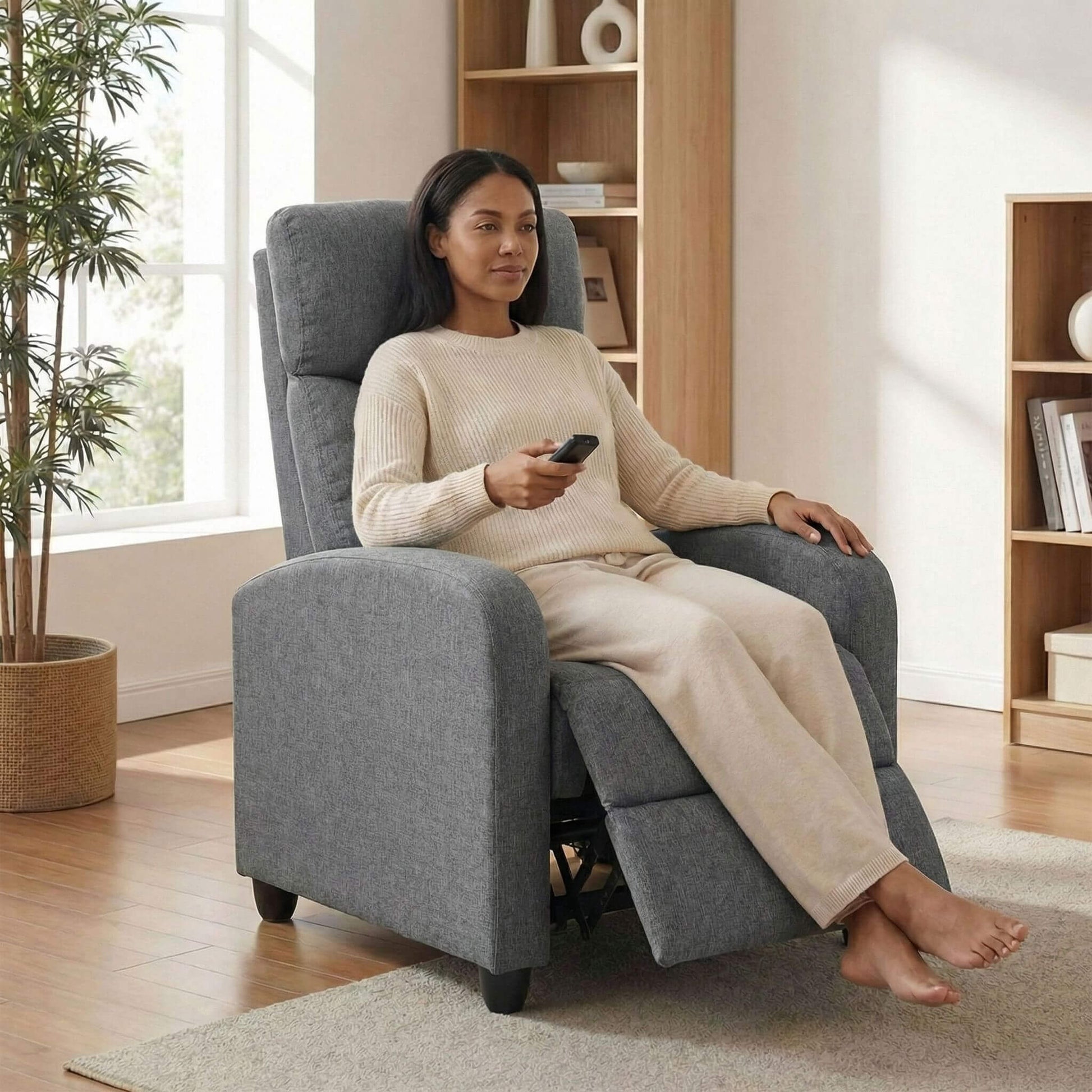 Manual Recliner Massage and Heating for Living Room