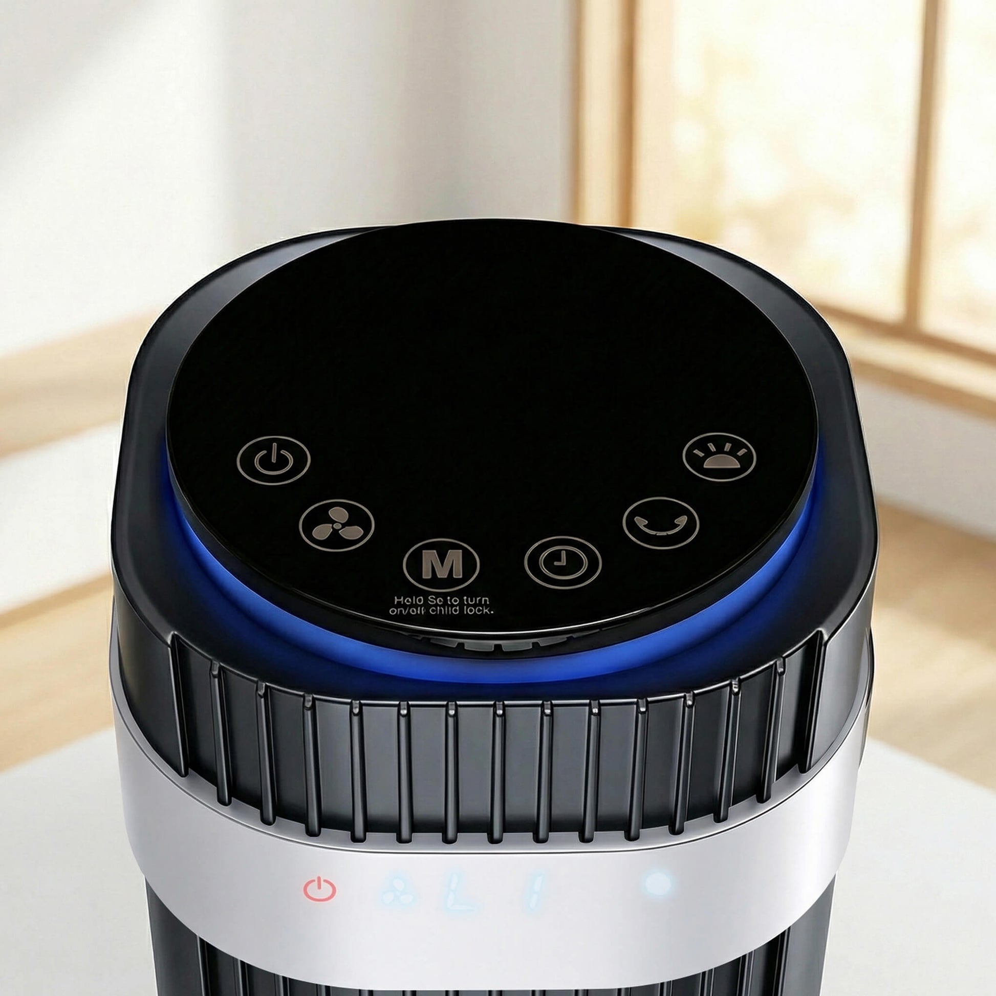 28dB Quiet Bladeless Tower Fan