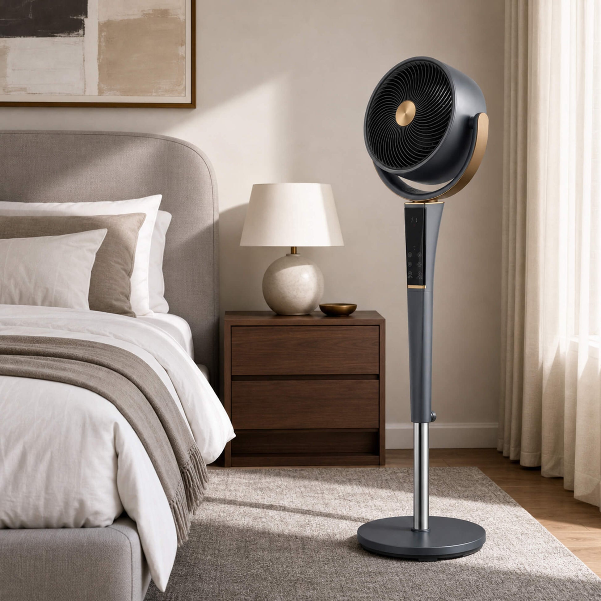 Smart Circulating Fan for Living Room