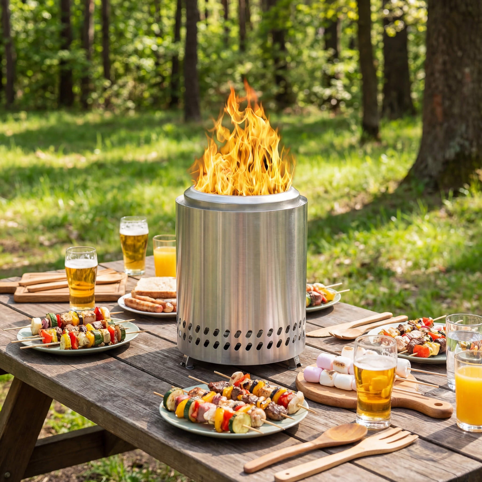 Portable Fire Pit Enjoy the Warmth of the Outdoors
