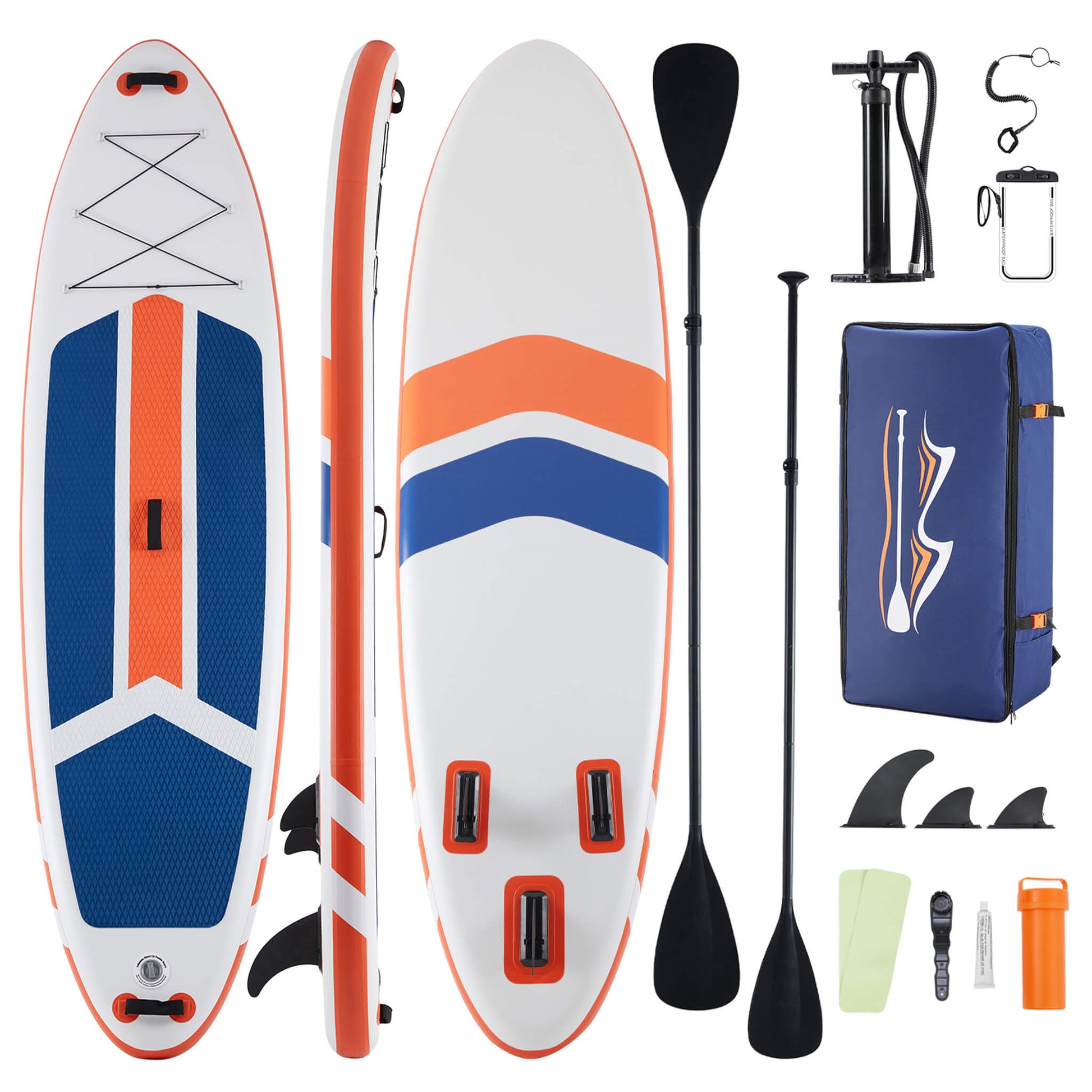 Inflatable Paddleboard with Premium Accessories for Outdoor Surfing