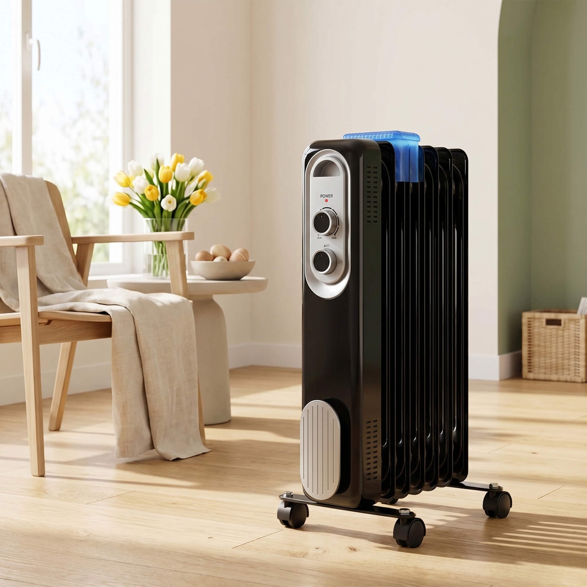 SilentRadiate Oil-Filled Radiator Heater for Indoor Use