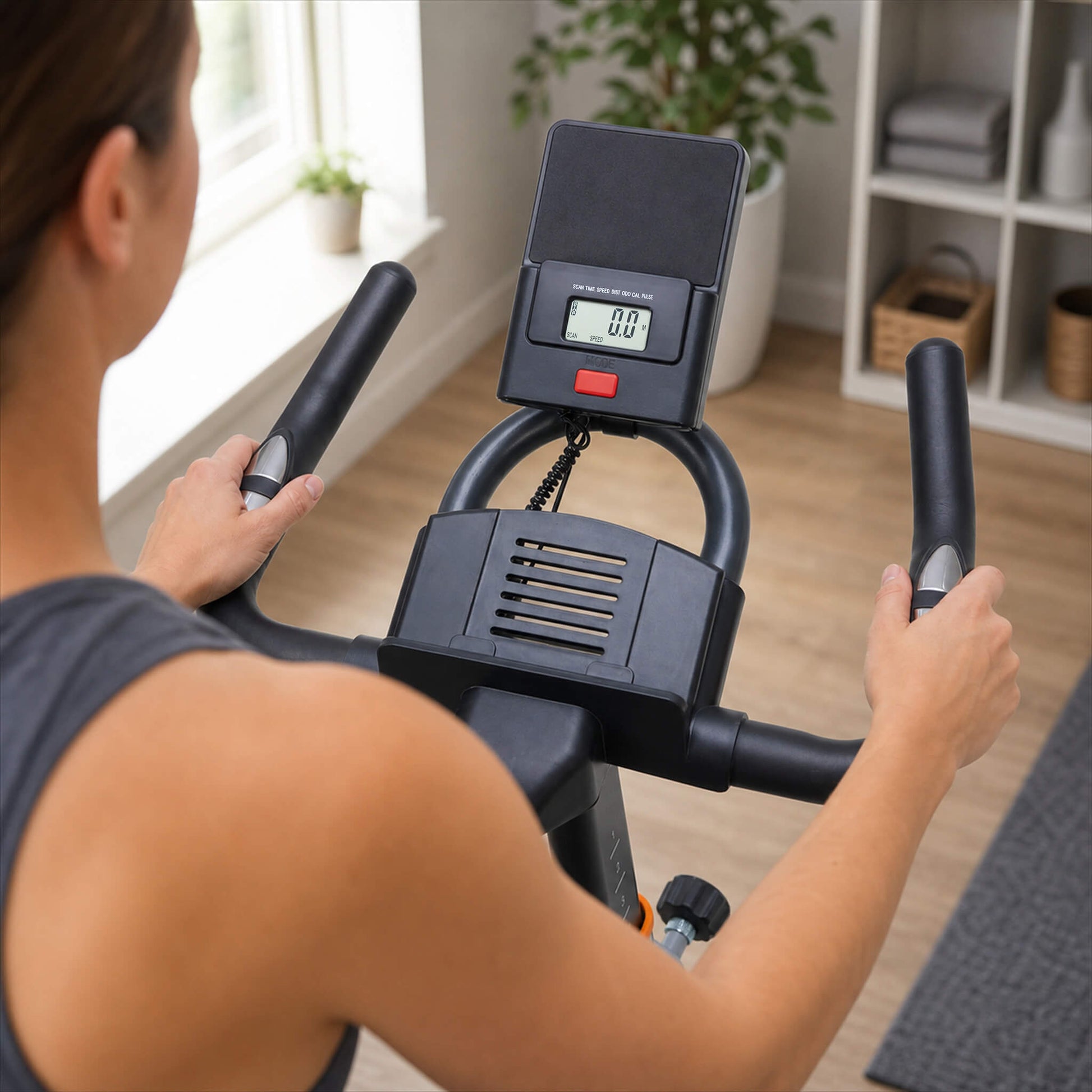 Magnetic Resistance-Type Quiet Home Exercise Bike with App Control