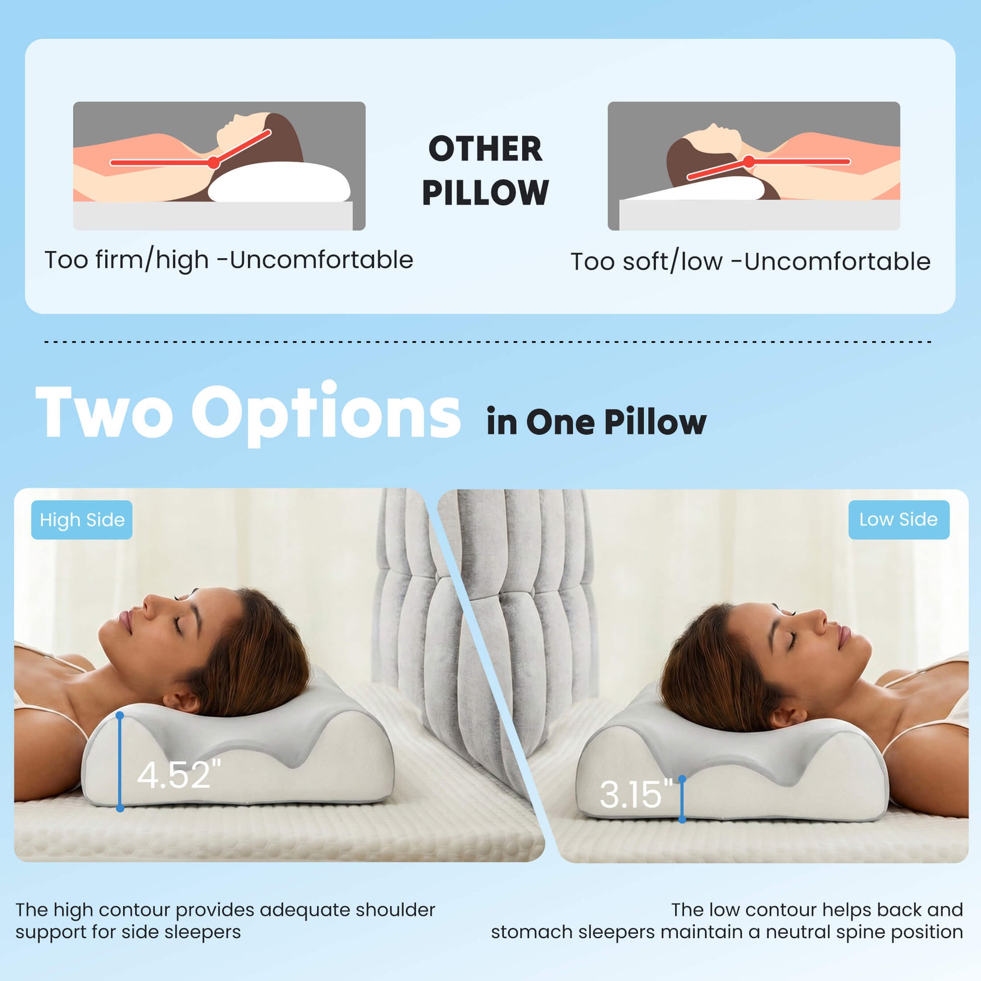 Memory Foam Support Pillow
