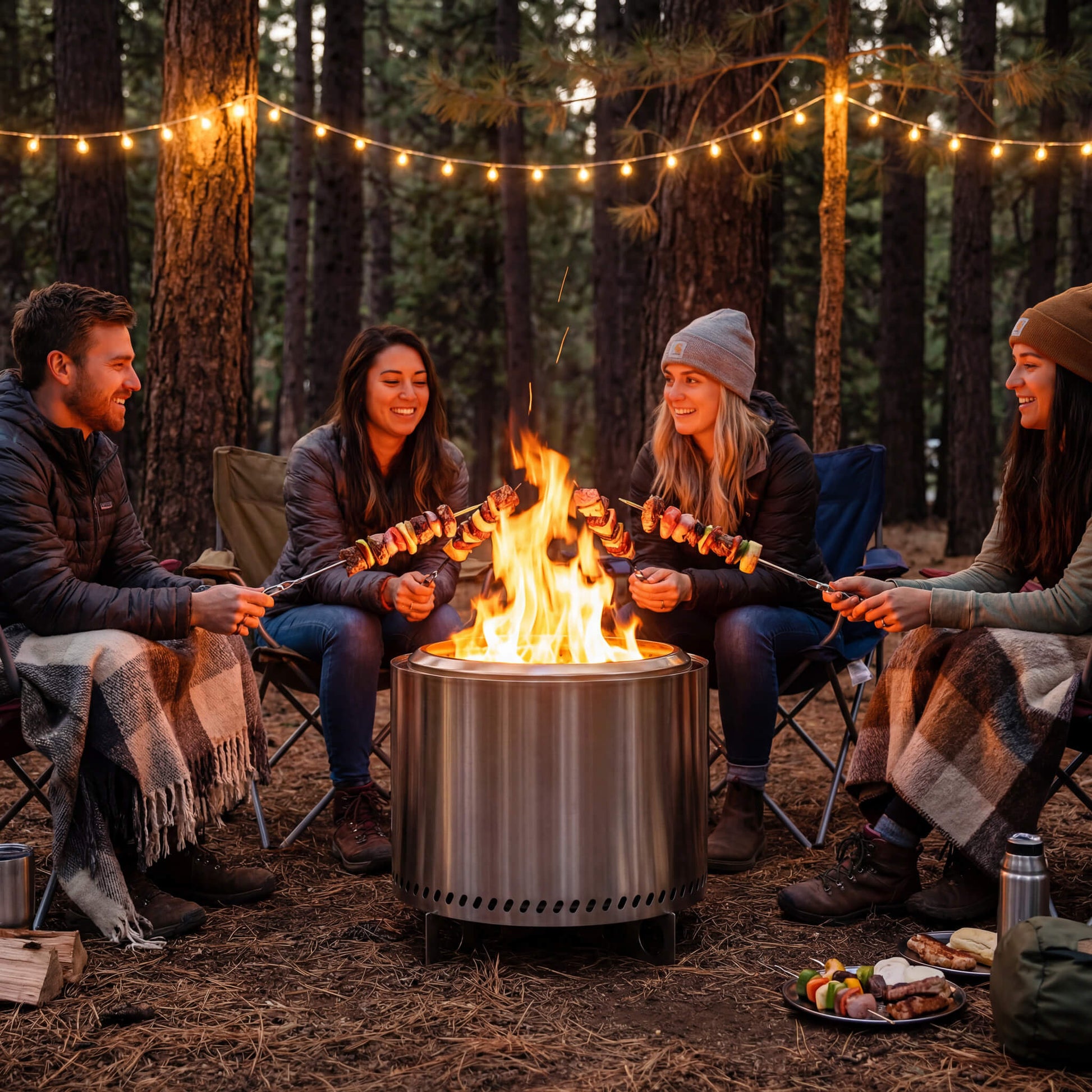 Portable Fire Pit Enjoy the Warmth of the Outdoors