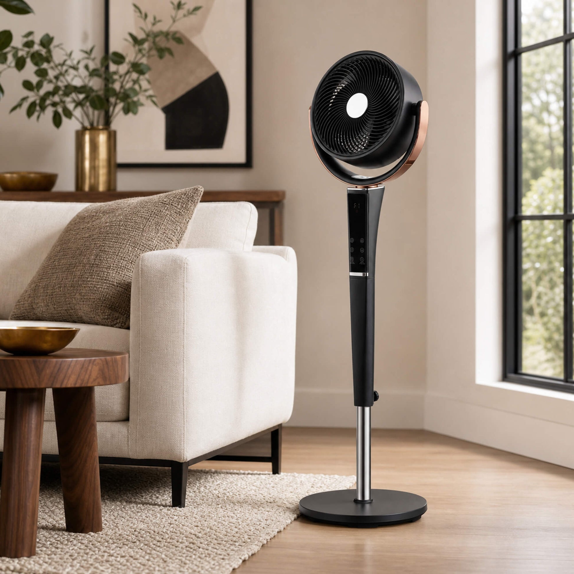 Smart Circulating Fan for Living Room