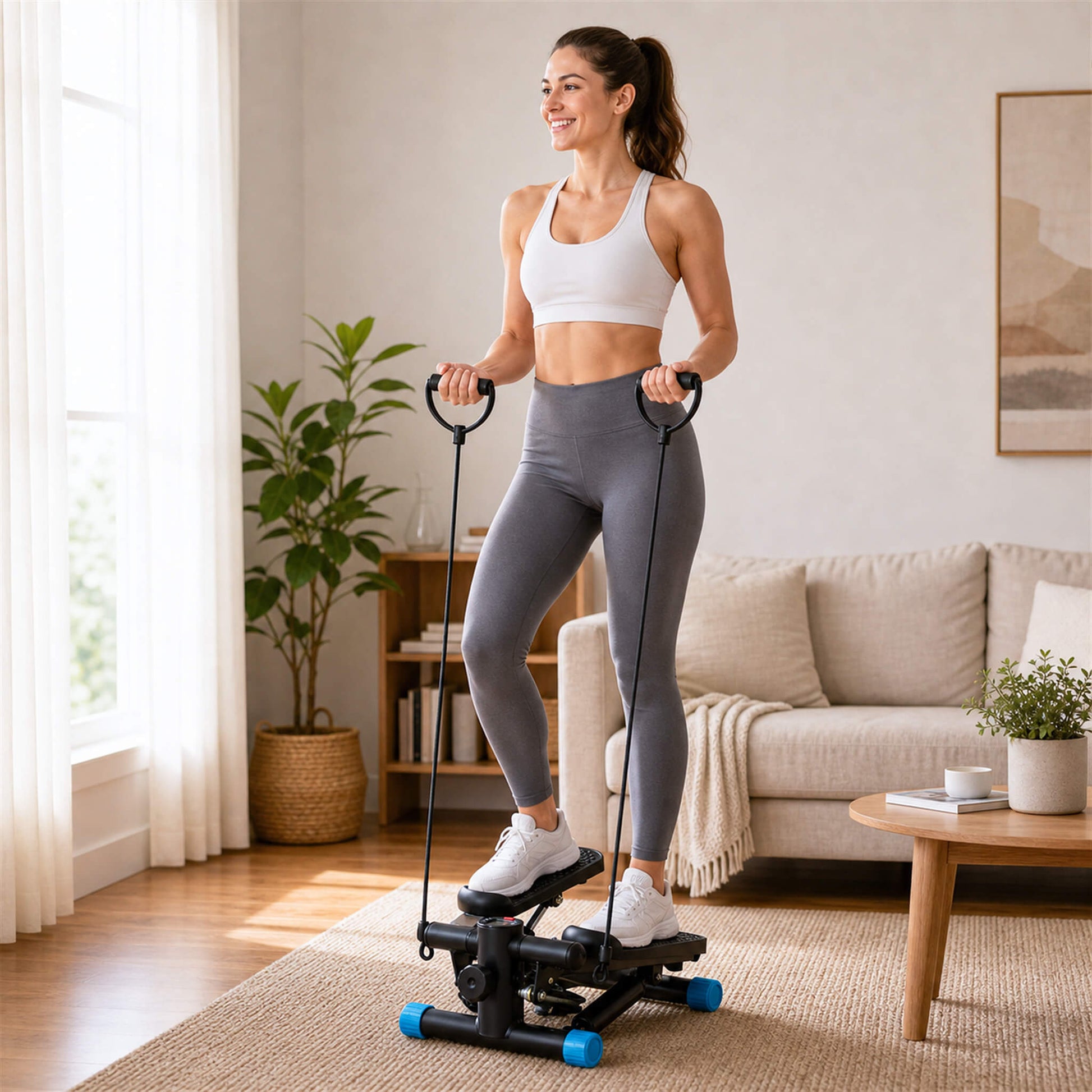 Mini Home-Use Stepper with Digital Display