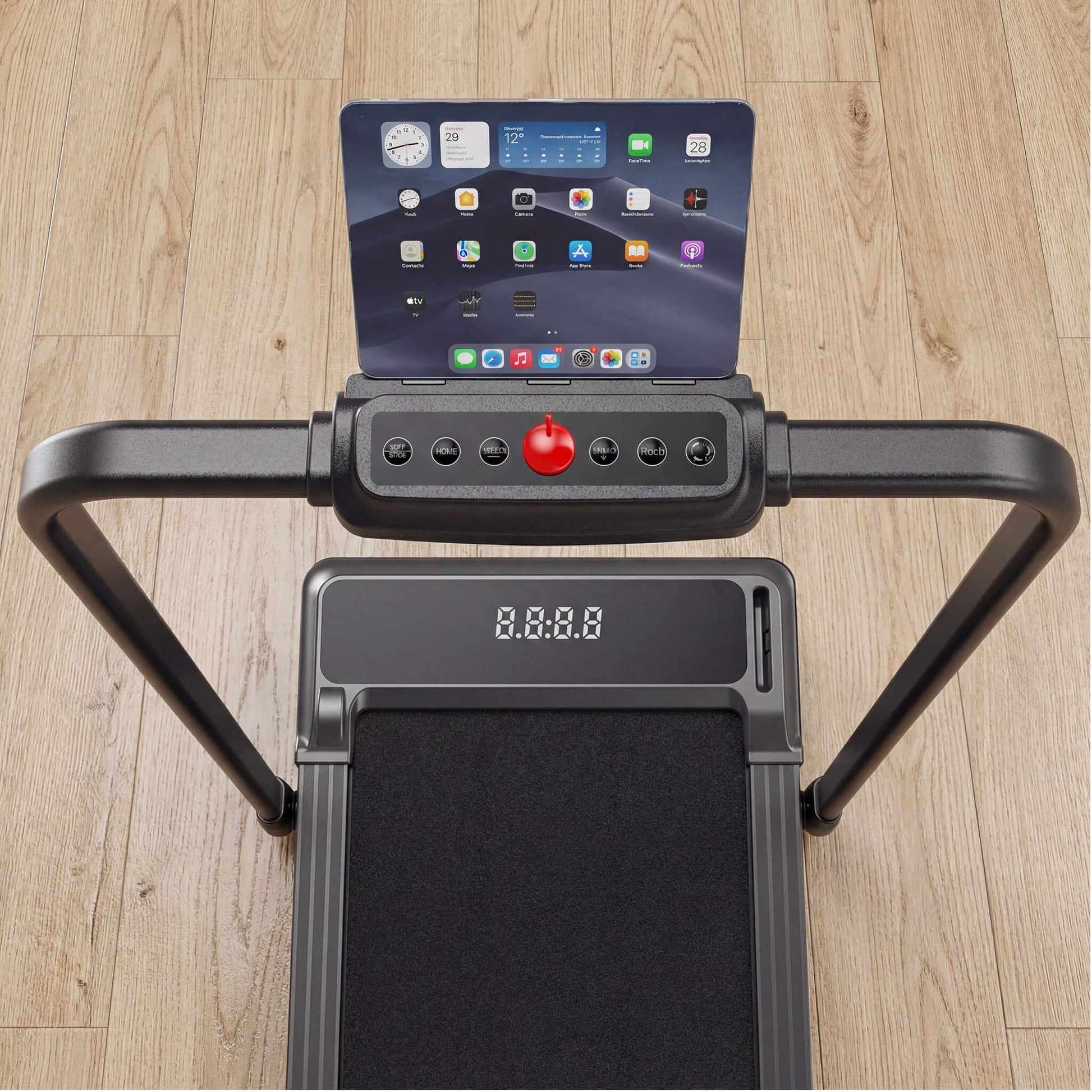 Portable Foldable Treadmill with Handrails