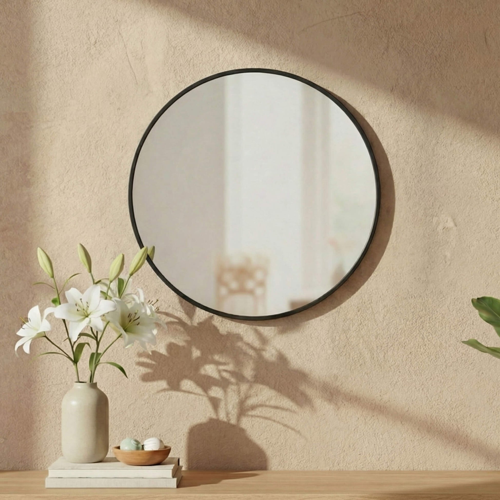 Elegant Round Wall Mirror for Home