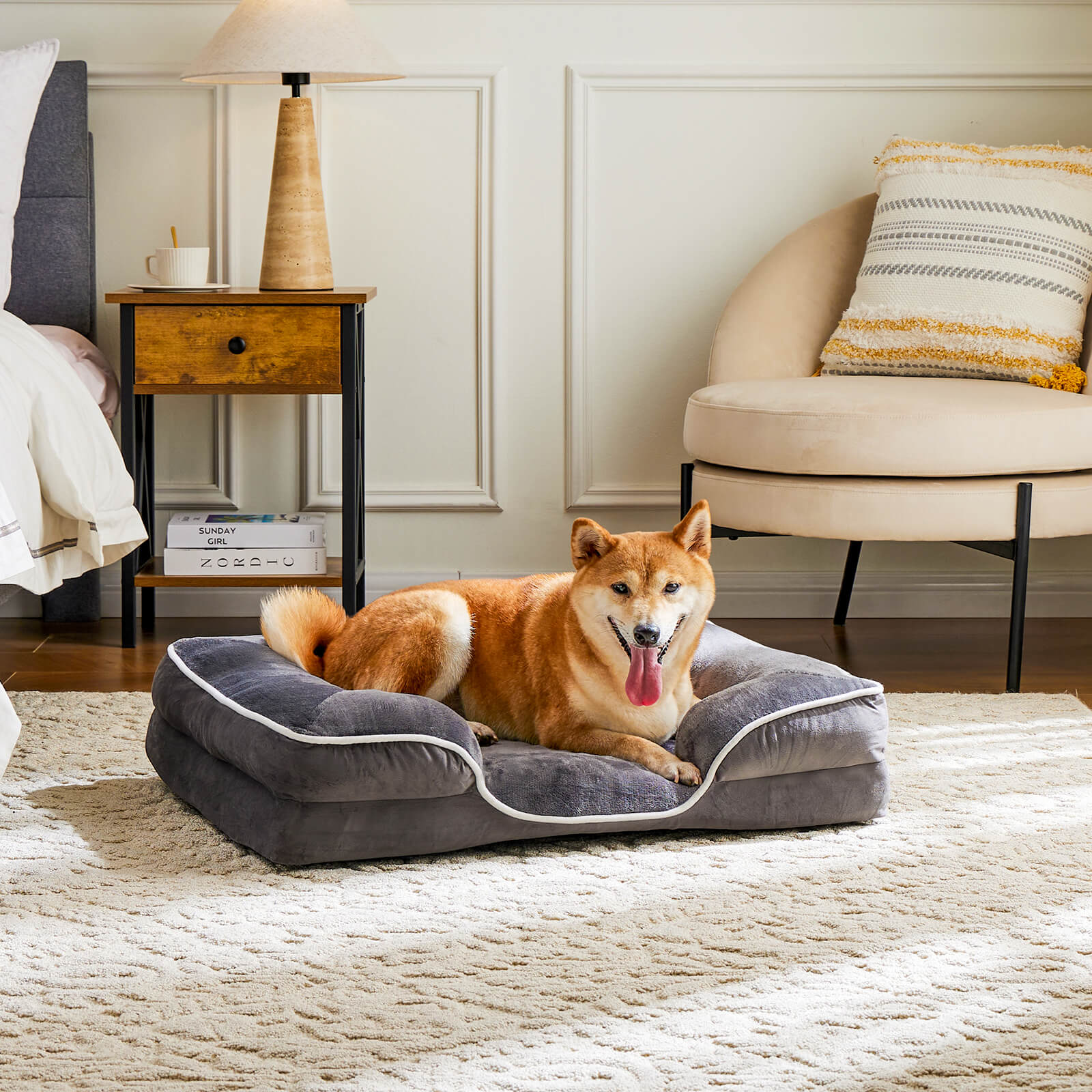 Dog Bed Non-Slip Bottom