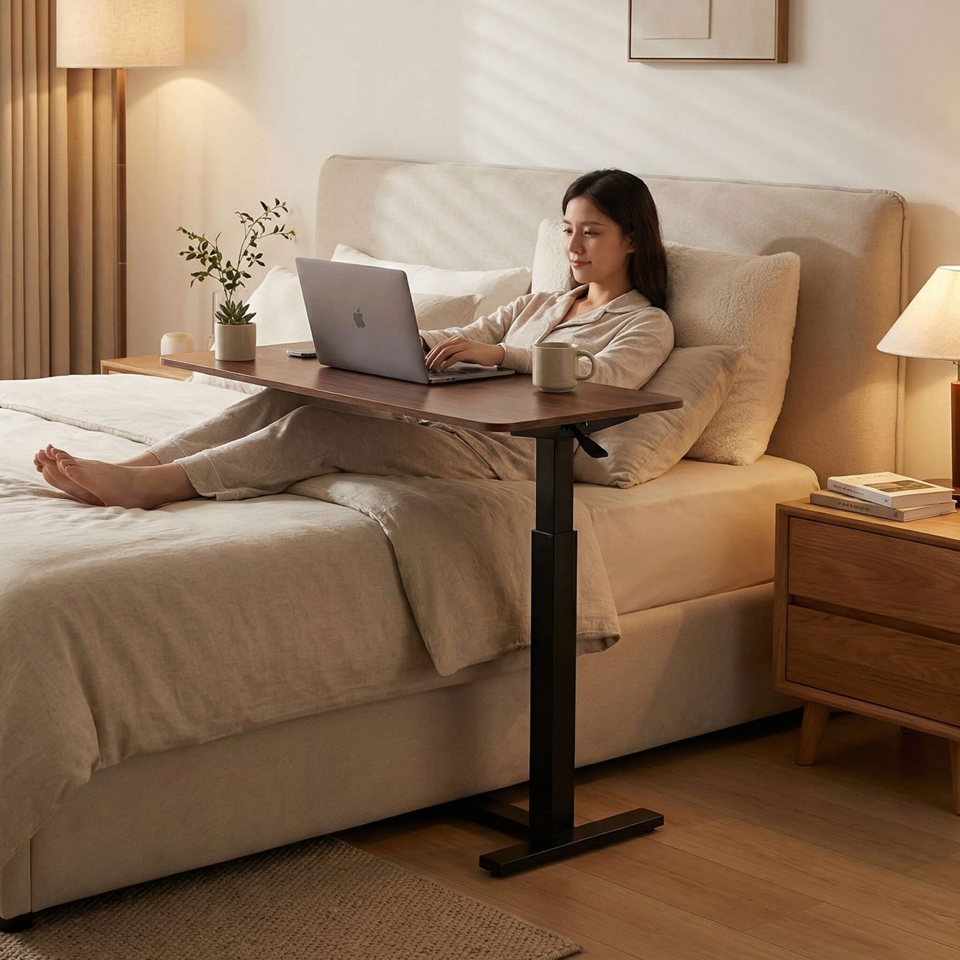 Removable Standing Table for Bedroom Office