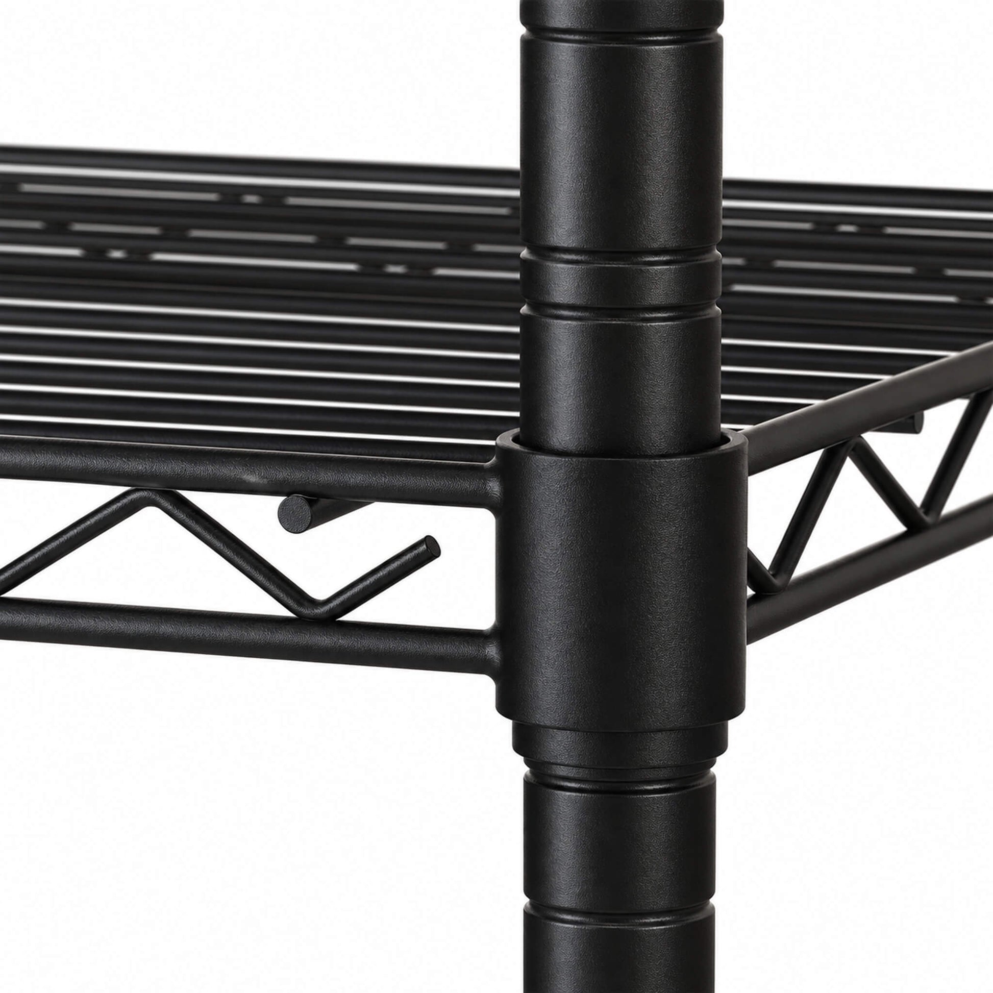 Heavy Duty Rolling Wire Storage Shelves for Kitchen/Pantry/Basement