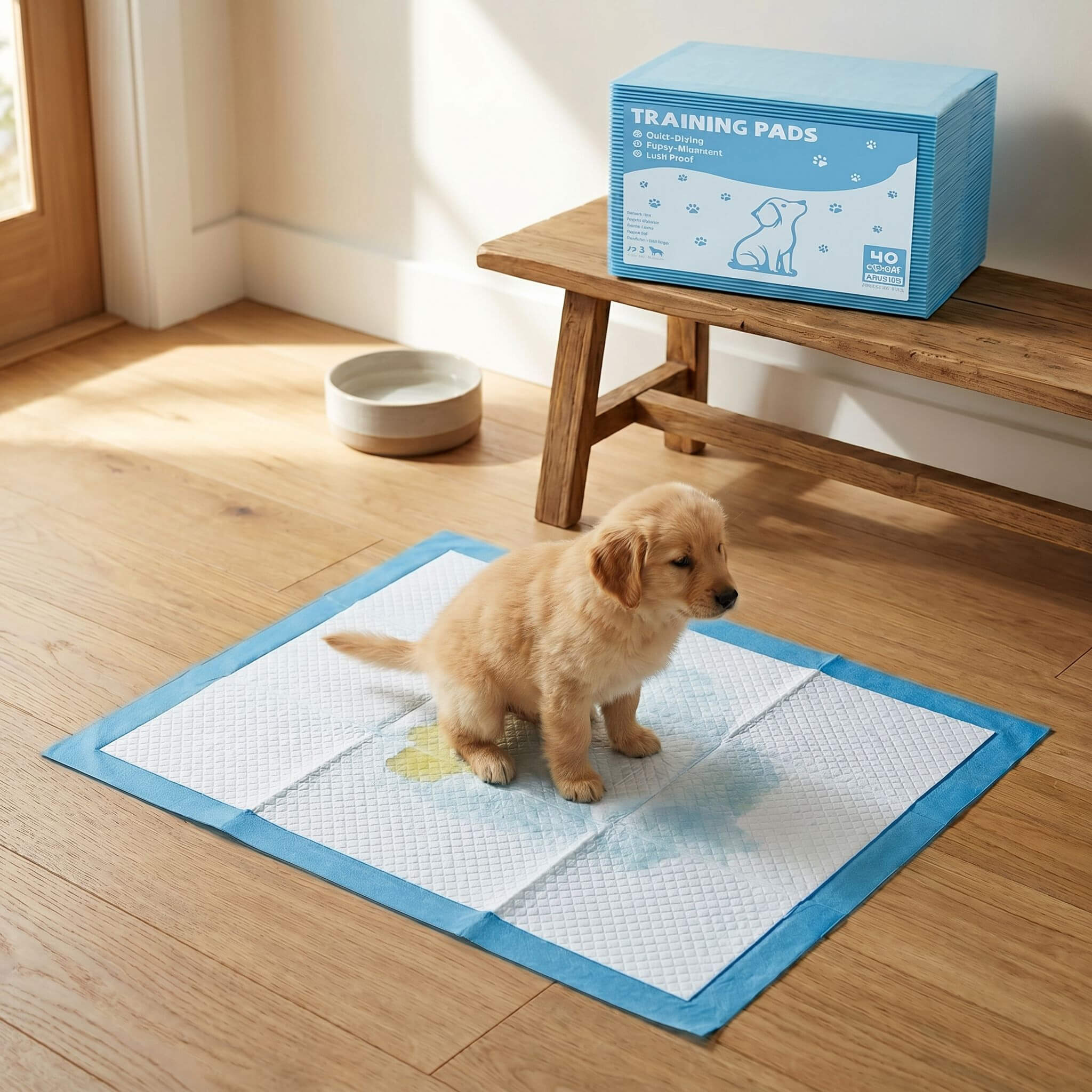 Ultra Absorbent Puppy Training Pads, Leak-Proof, Quick-Dry Surface, Perfect for Dog Pee